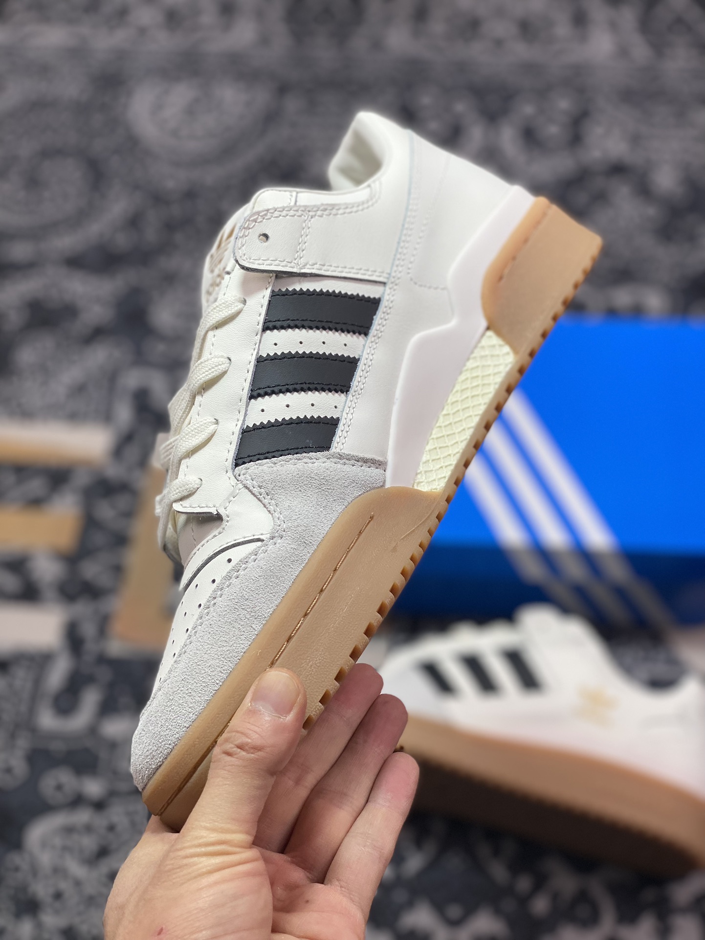 Adidas Originals FORUM Low CL counter synchronization classic sports casual sneakers white IG3769