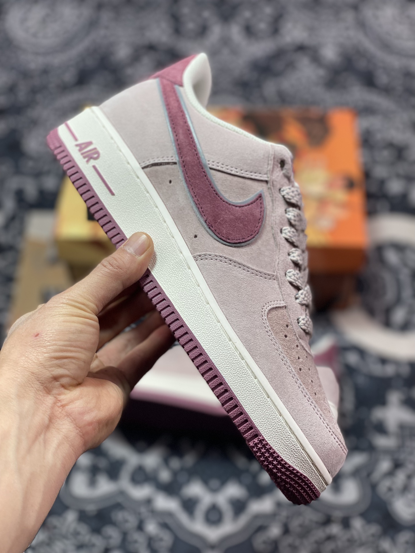 260 原装级别 AKIRA x Air Force 1 '07 Low 联名米酒红 KT0036-088