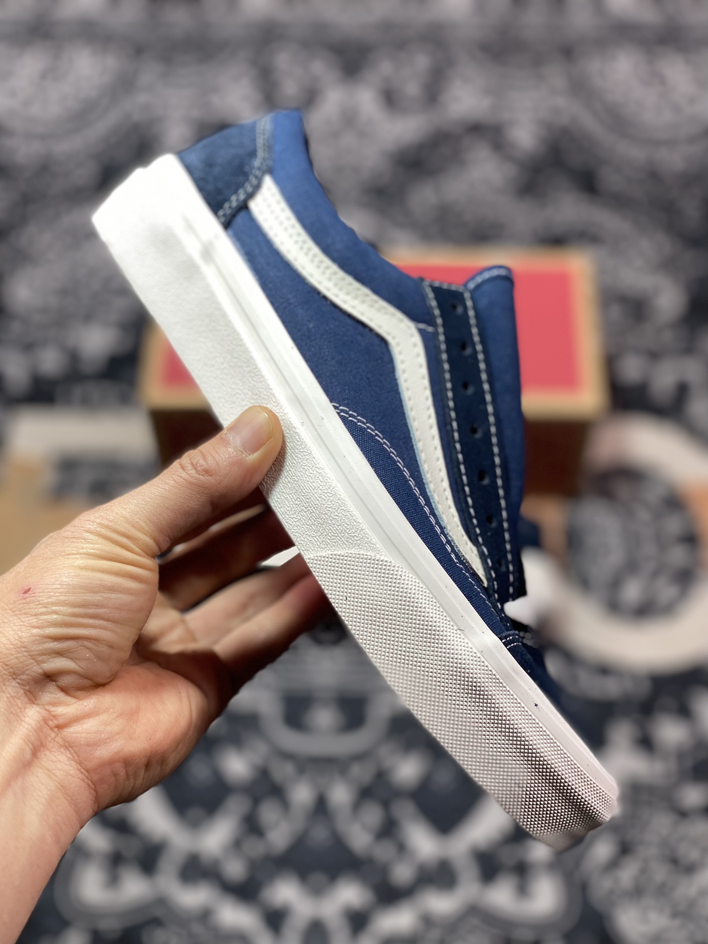 140  Pilgrim Surf+Supply x Vans Vault OG style 36 LX经典复古情侣低帮硫化休闲运动板鞋“短头拼色”