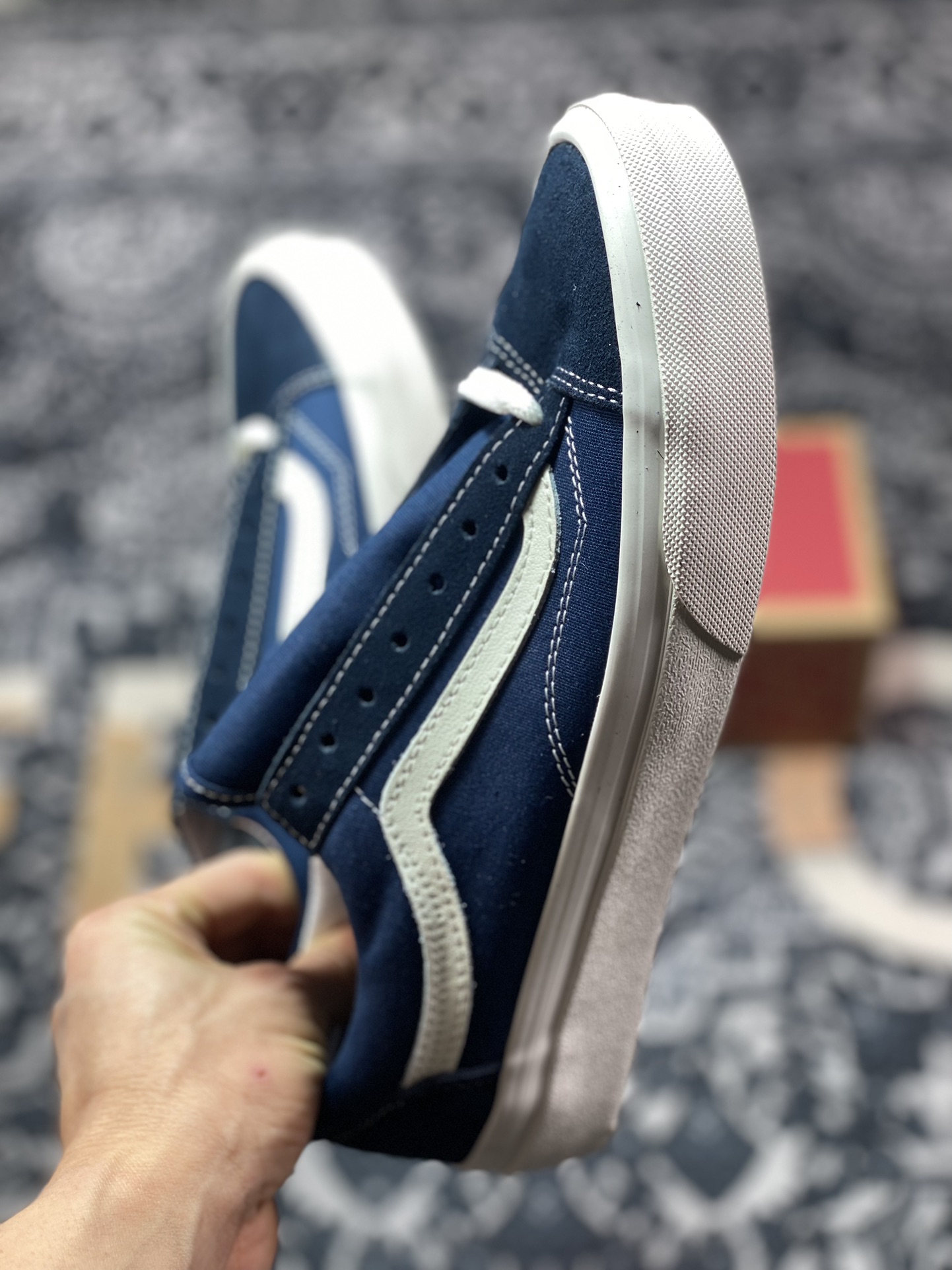 140  Pilgrim Surf+Supply x Vans Vault OG style 36 LX经典复古情侣低帮硫化休闲运动板鞋“短头拼色”