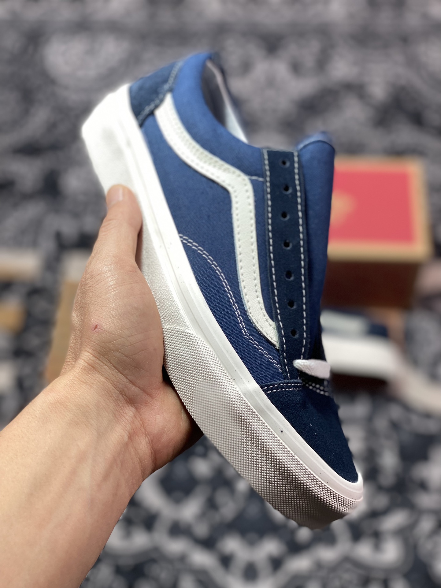 140  Pilgrim Surf+Supply x Vans Vault OG style 36 LX经典复古情侣低帮硫化休闲运动板鞋“短头拼色”