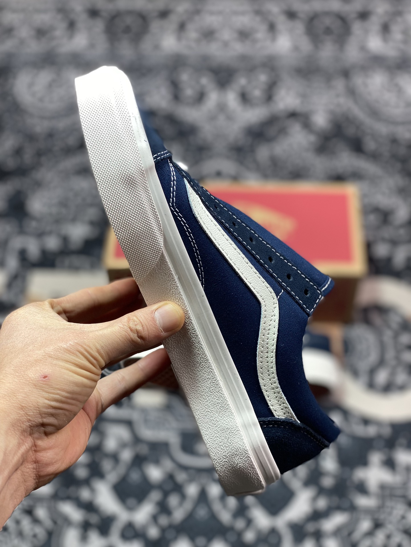 140  Pilgrim Surf+Supply x Vans Vault OG style 36 LX经典复古情侣低帮硫化休闲运动板鞋“短头拼色”