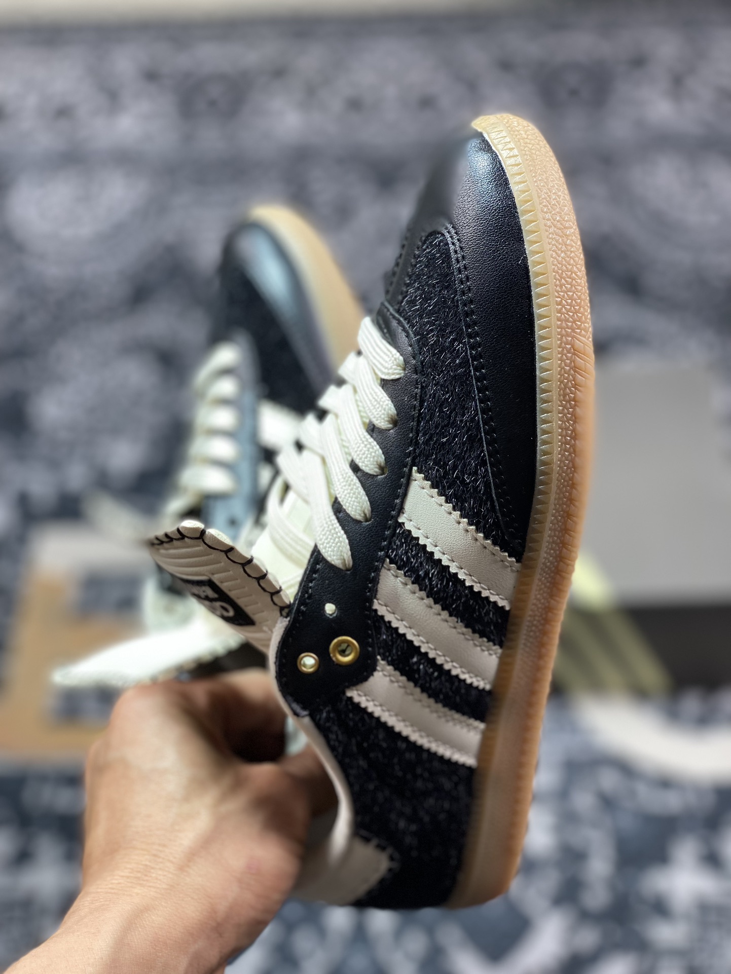 Original factory level Originals Wb Pony Tonal Samba Samba series gentleman German training football style all-match low-top casual sports shoes IE0580