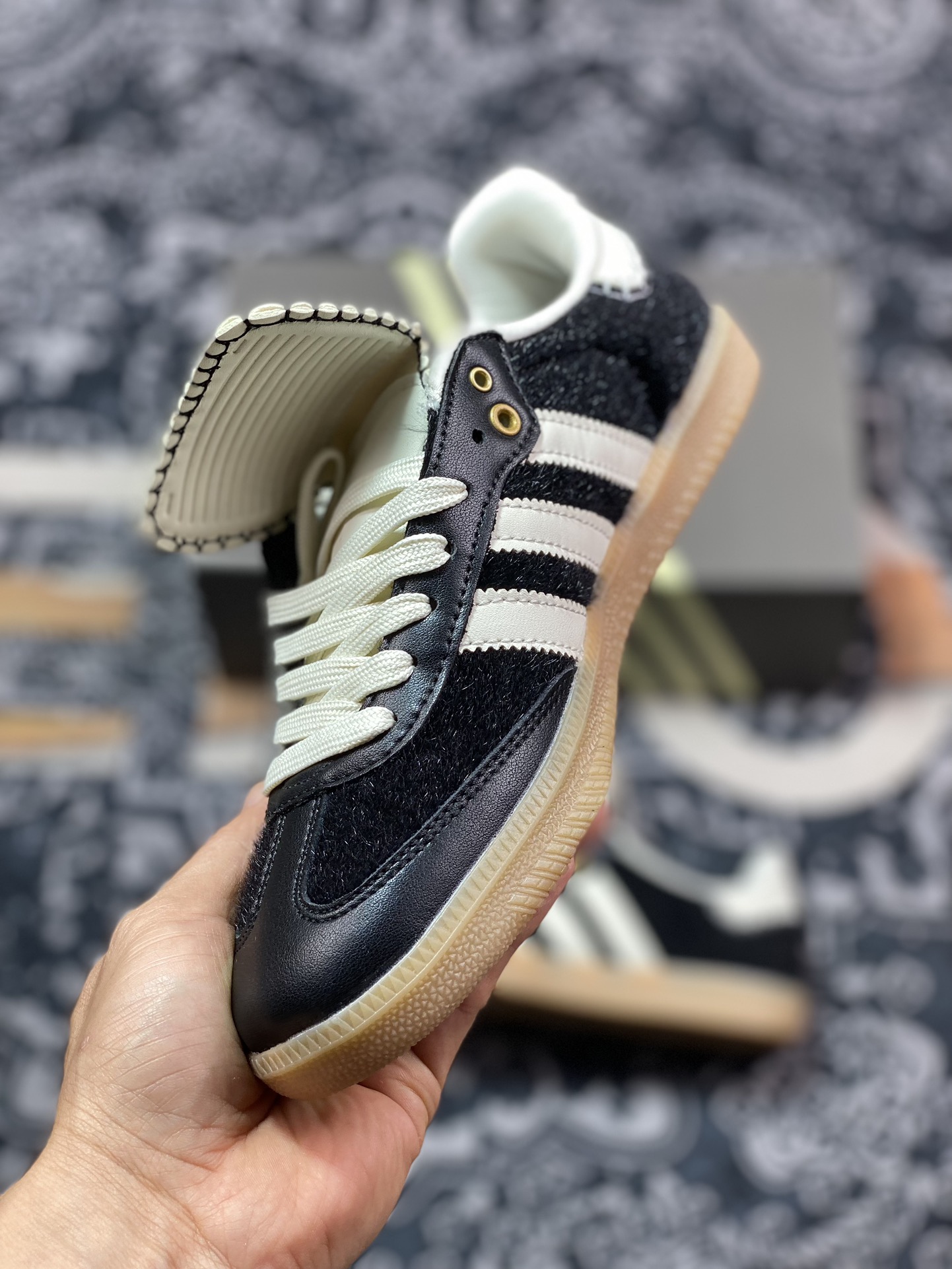 Original factory level Originals Wb Pony Tonal Samba Samba series gentleman German training football style all-match low-top casual sports shoes IE0580