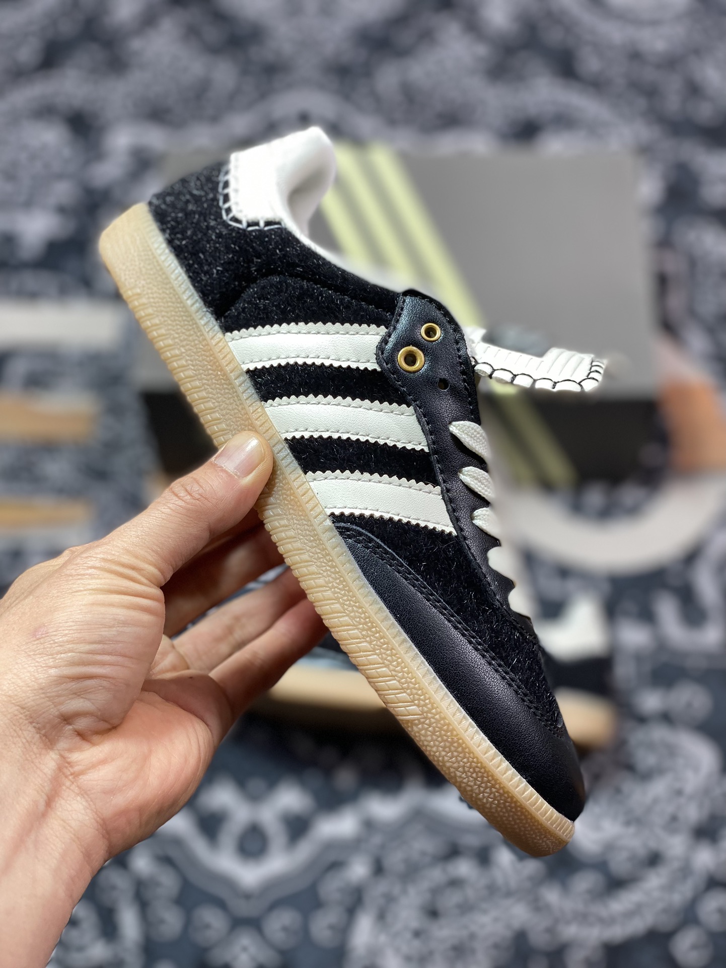 Original factory level Originals Wb Pony Tonal Samba Samba series gentleman German training football style all-match low-top casual sports shoes IE0580