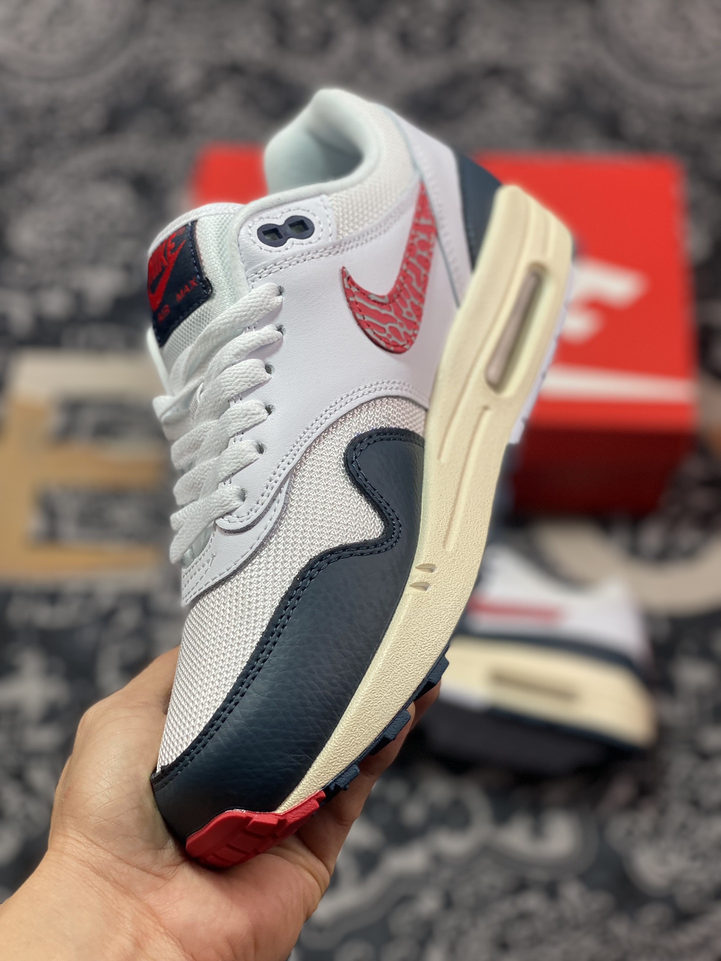 200 原装级别 NK Air Max 1 白蓝红 DH1348-146