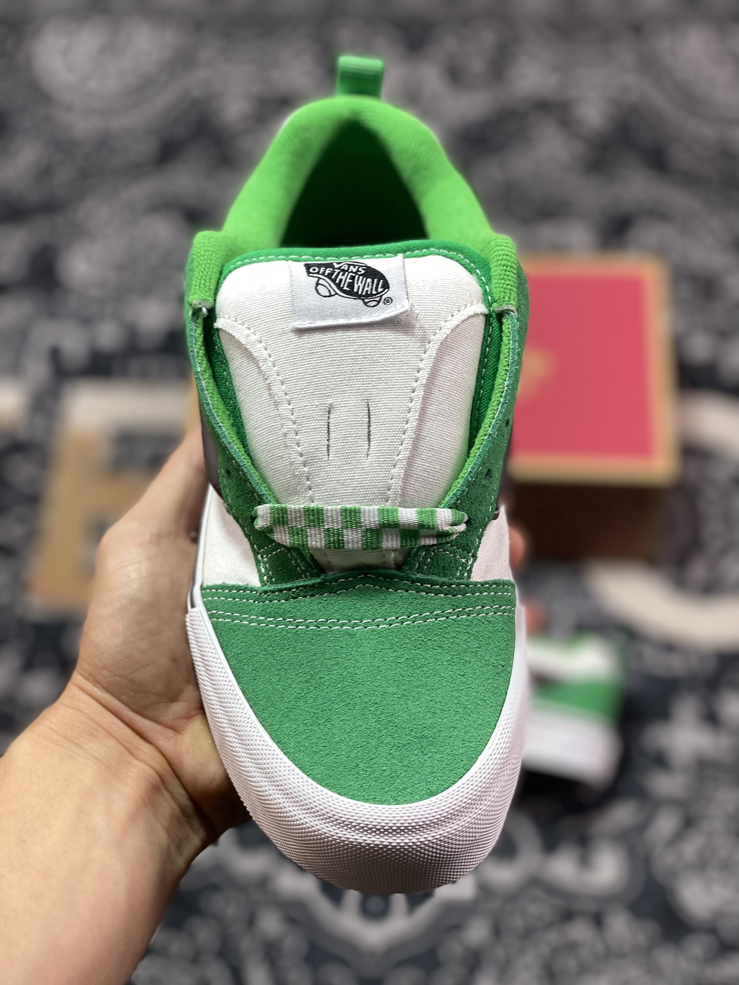 140   Vans Knu Skool 白绿面包鞋 Vans超火的土豆鞋