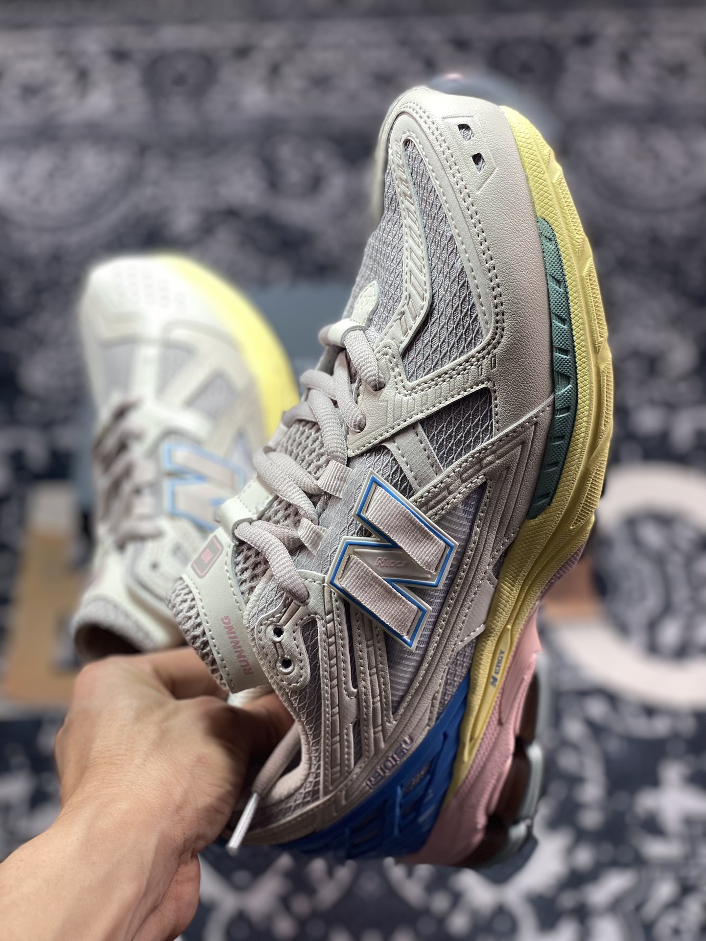 240  新百伦New Balance M1906U系列低帮复古老爹风休闲运动慢跑鞋“米灰黄彩”M1906NC