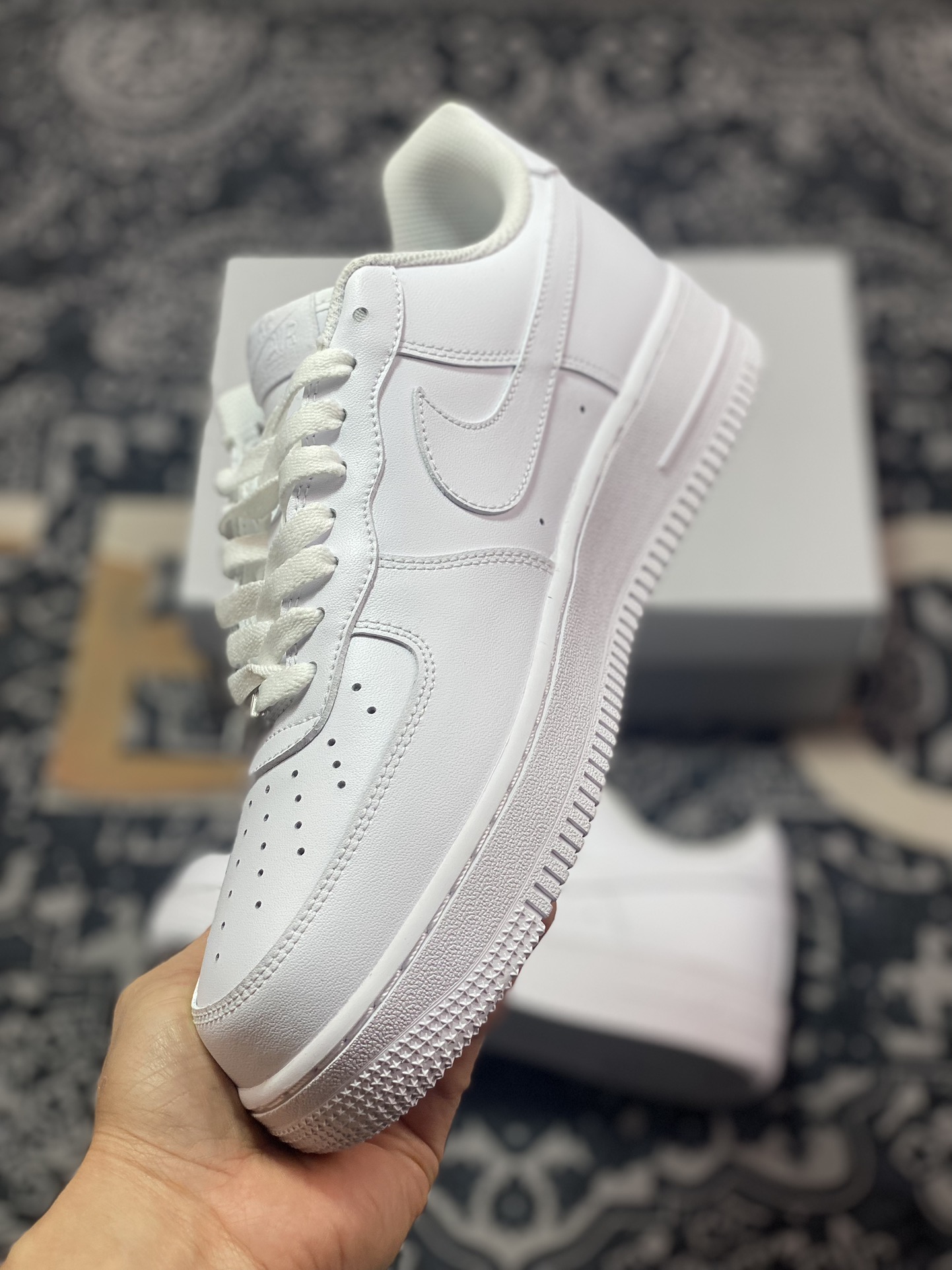 220 耐克Nike Air Force 1'07 Low"White/White"空军一号板鞋“皮革全白”CW2288-111