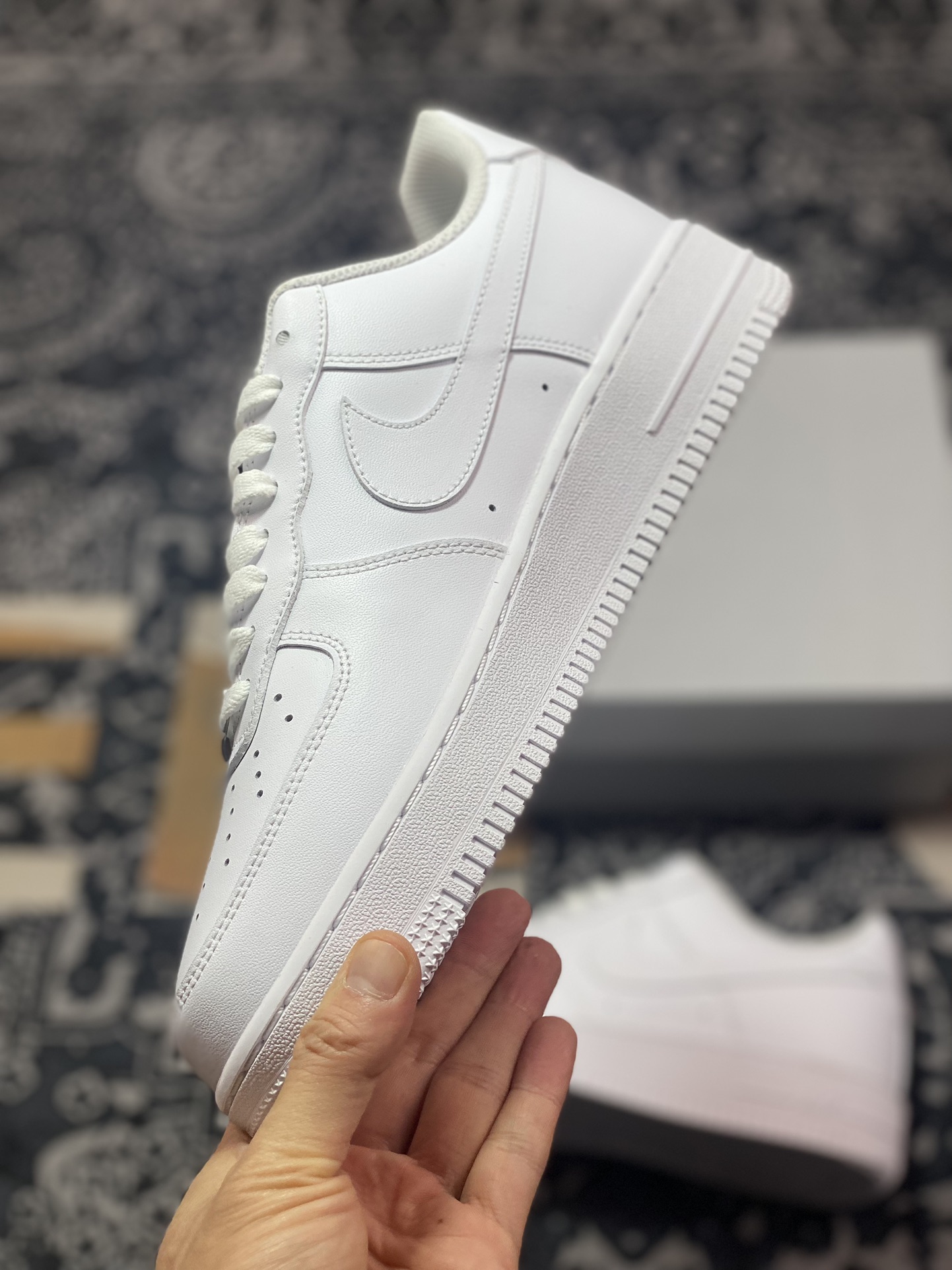 220 耐克Nike Air Force 1'07 Low"White/White"空军一号板鞋“皮革全白”CW2288-111