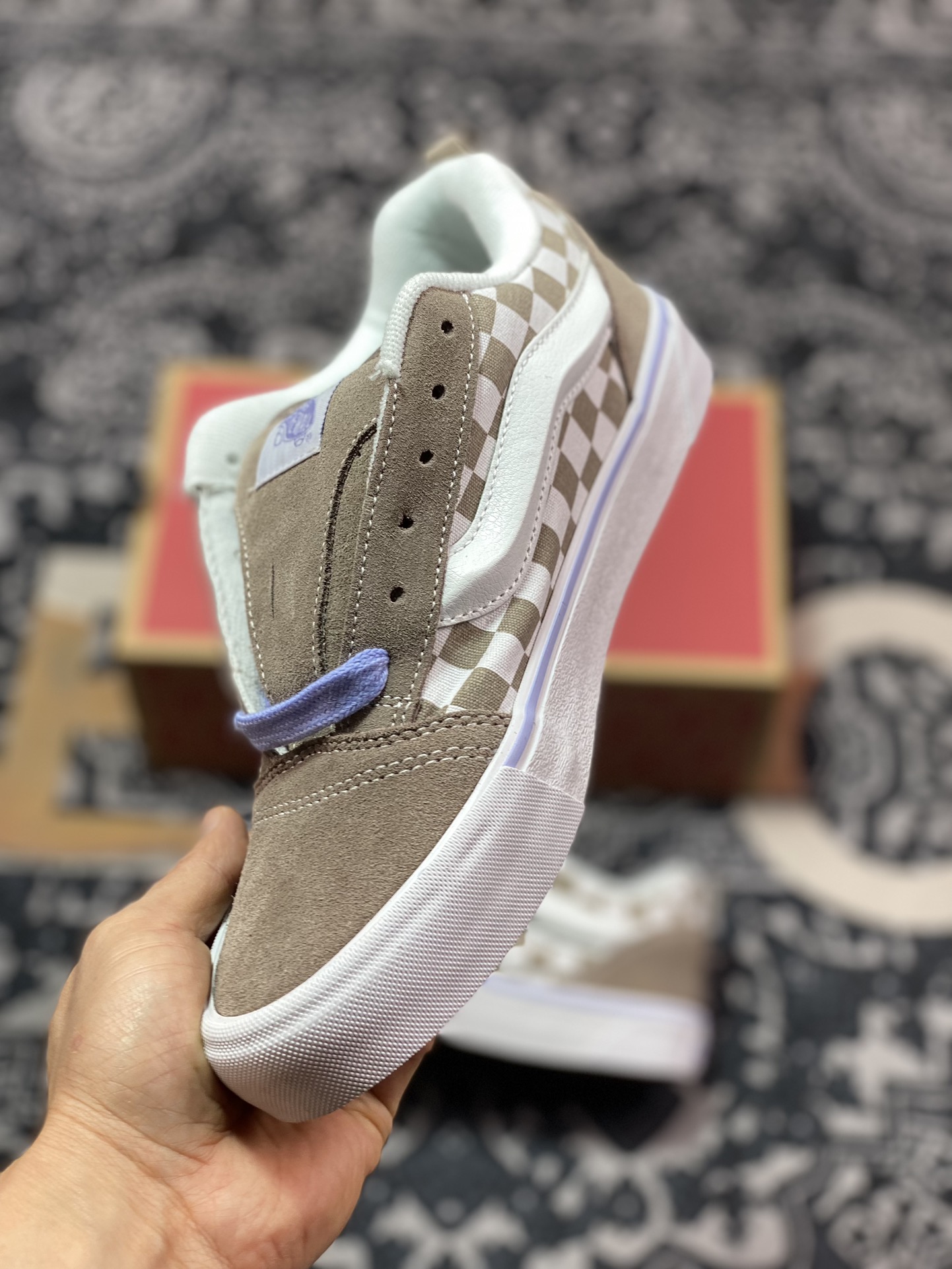 140 Vans Classics Knu Skool 浅棕香芋紫