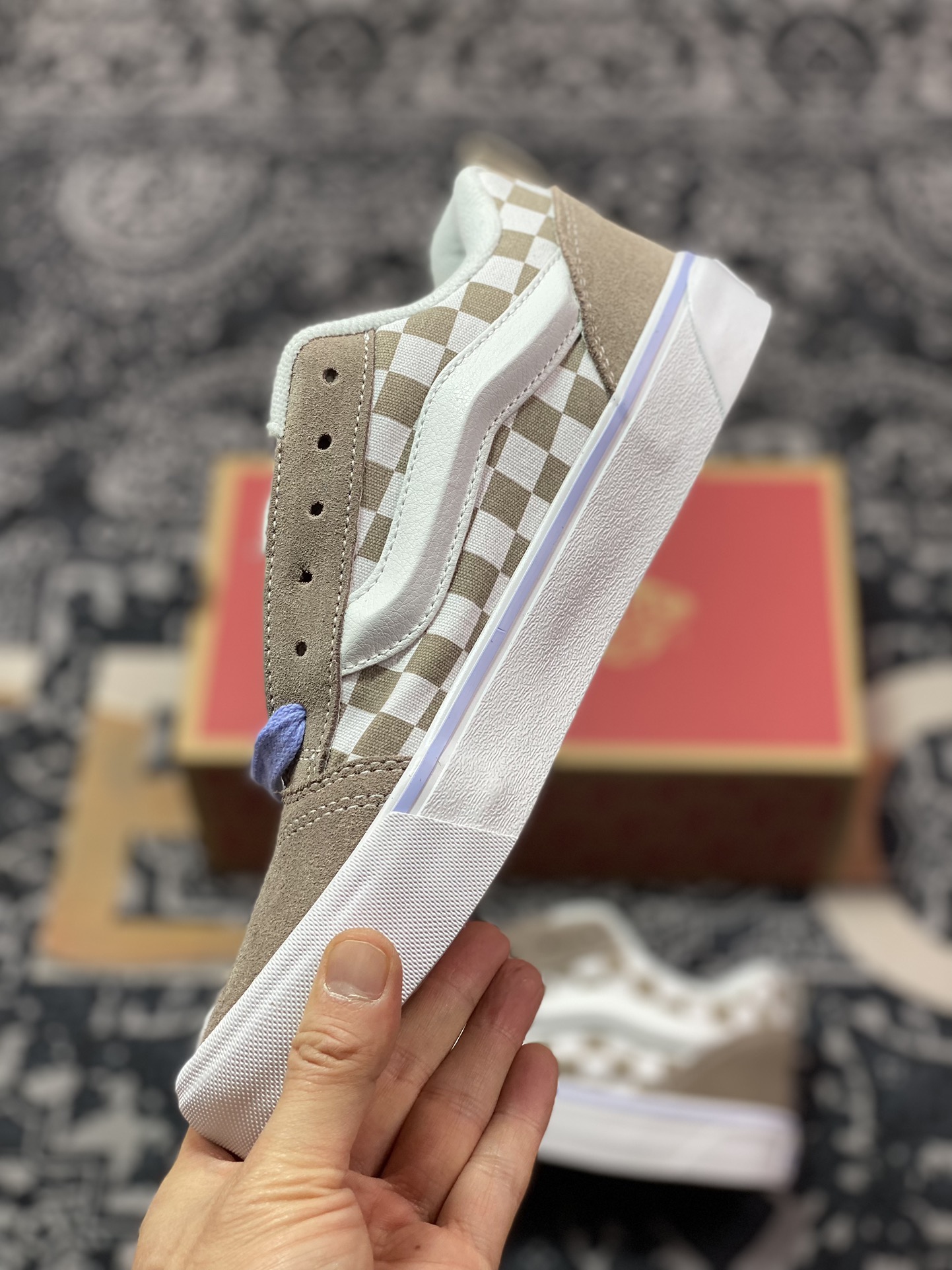 140 Vans Classics Knu Skool 浅棕香芋紫