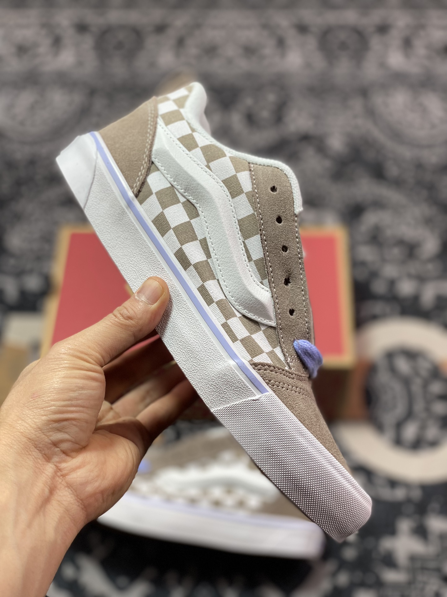 140 Vans Classics Knu Skool 浅棕香芋紫