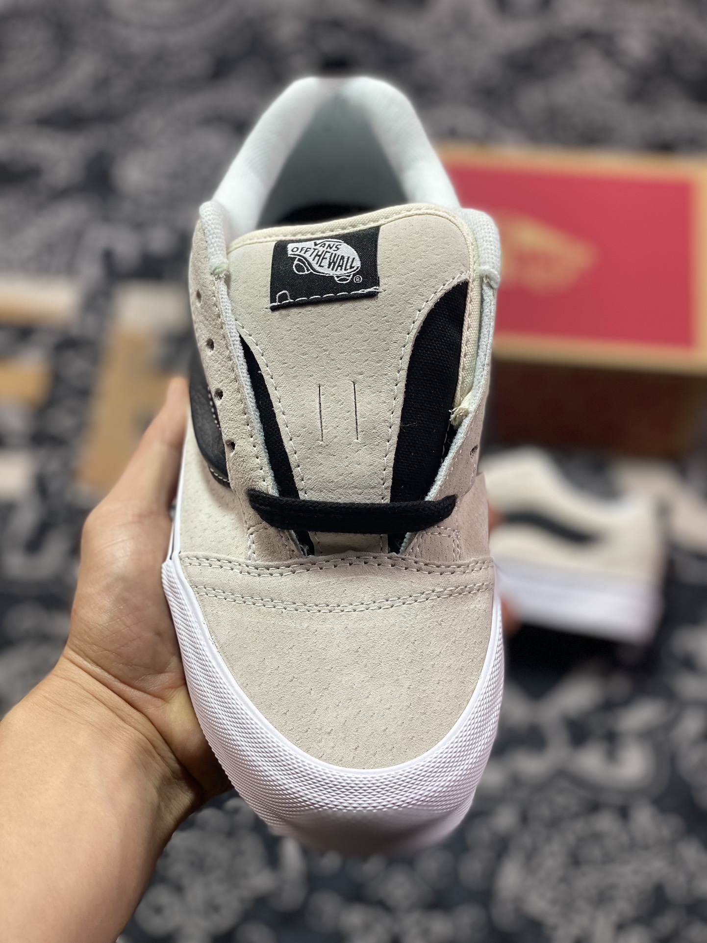 140 Vans Classics Knu Skool 范斯官方 米黑厚鞋舌面包鞋  VN0009QCYB2