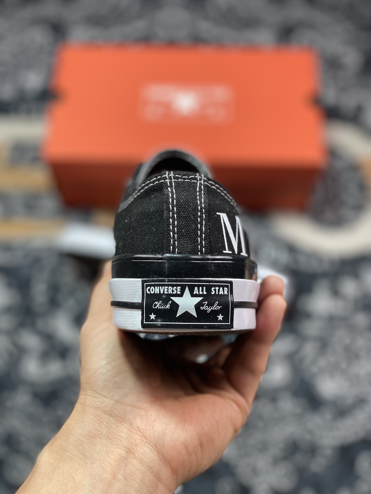 120 Fragment Design x Converse By You Chuck Taylor 1970s OX"Black/White"复古板鞋“帆布黑白FRGMT”A04631