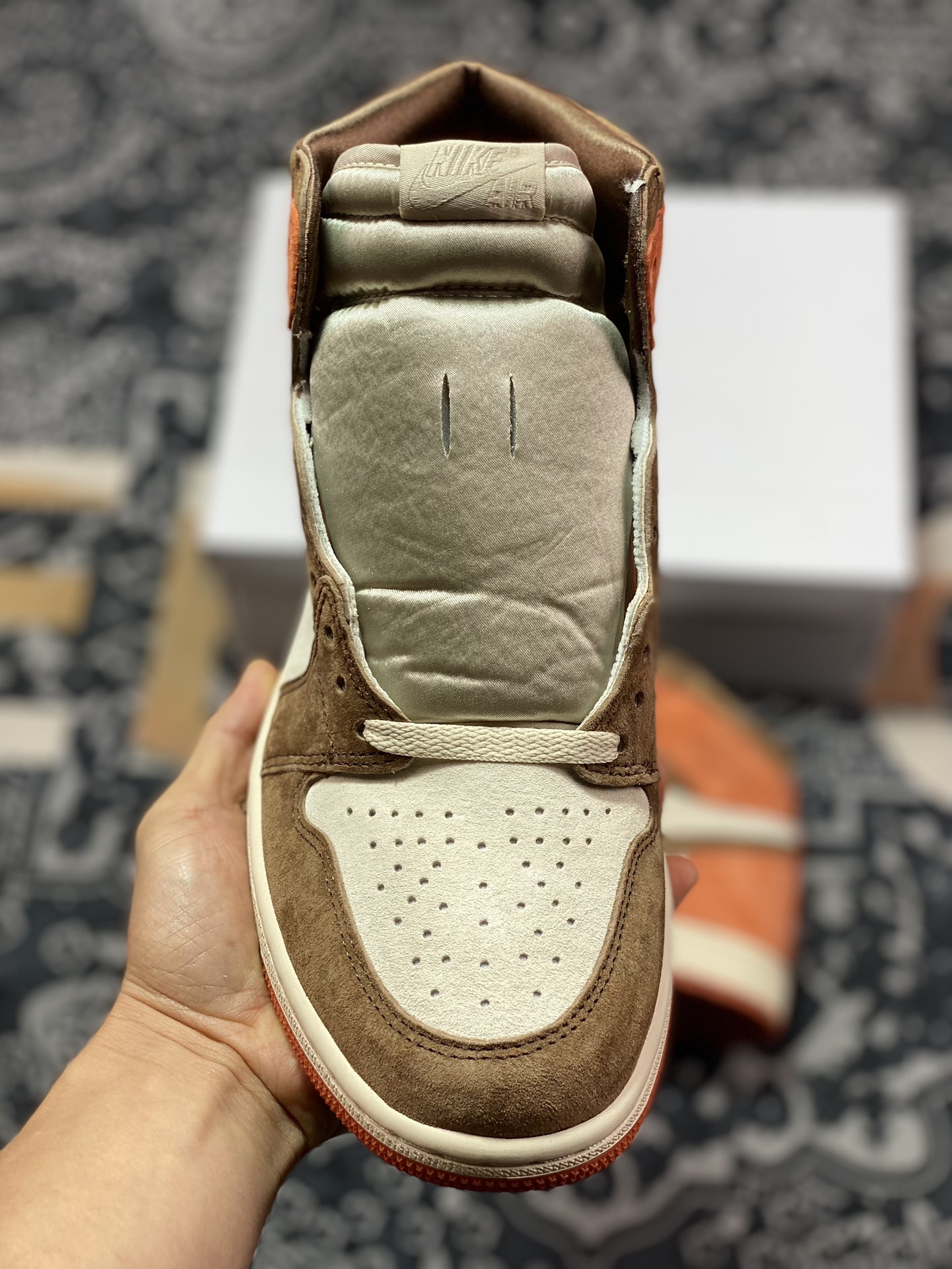 260 原装级别 F版 Air Jordan 1 High OG "Dusted Clay" AJ1 乔1沙丘可可色 高帮篮球鞋 FQ2941-200