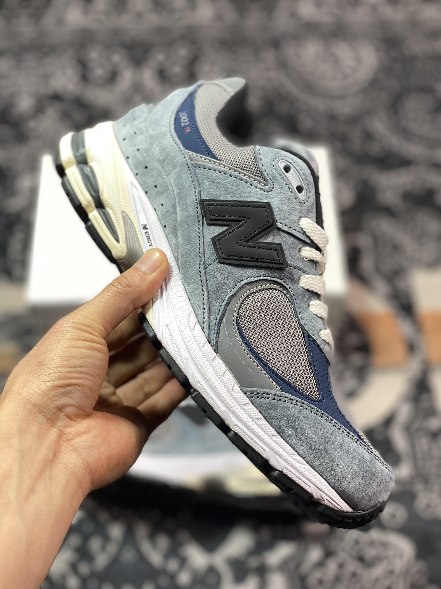 260 NB新百伦New Balance 2002R"Grey"系列低帮复古慢跑鞋“藏青蓝黑”M2002RU2