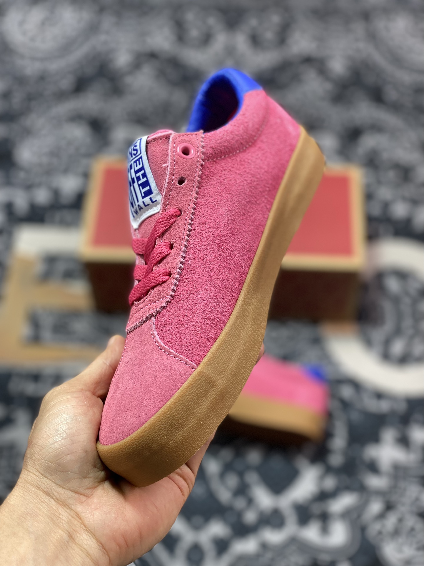 150 真标 Vans Vault Og Sport Low 火龙果 全麂皮复古低帮帆布硫化鞋 VN000CQRCHL