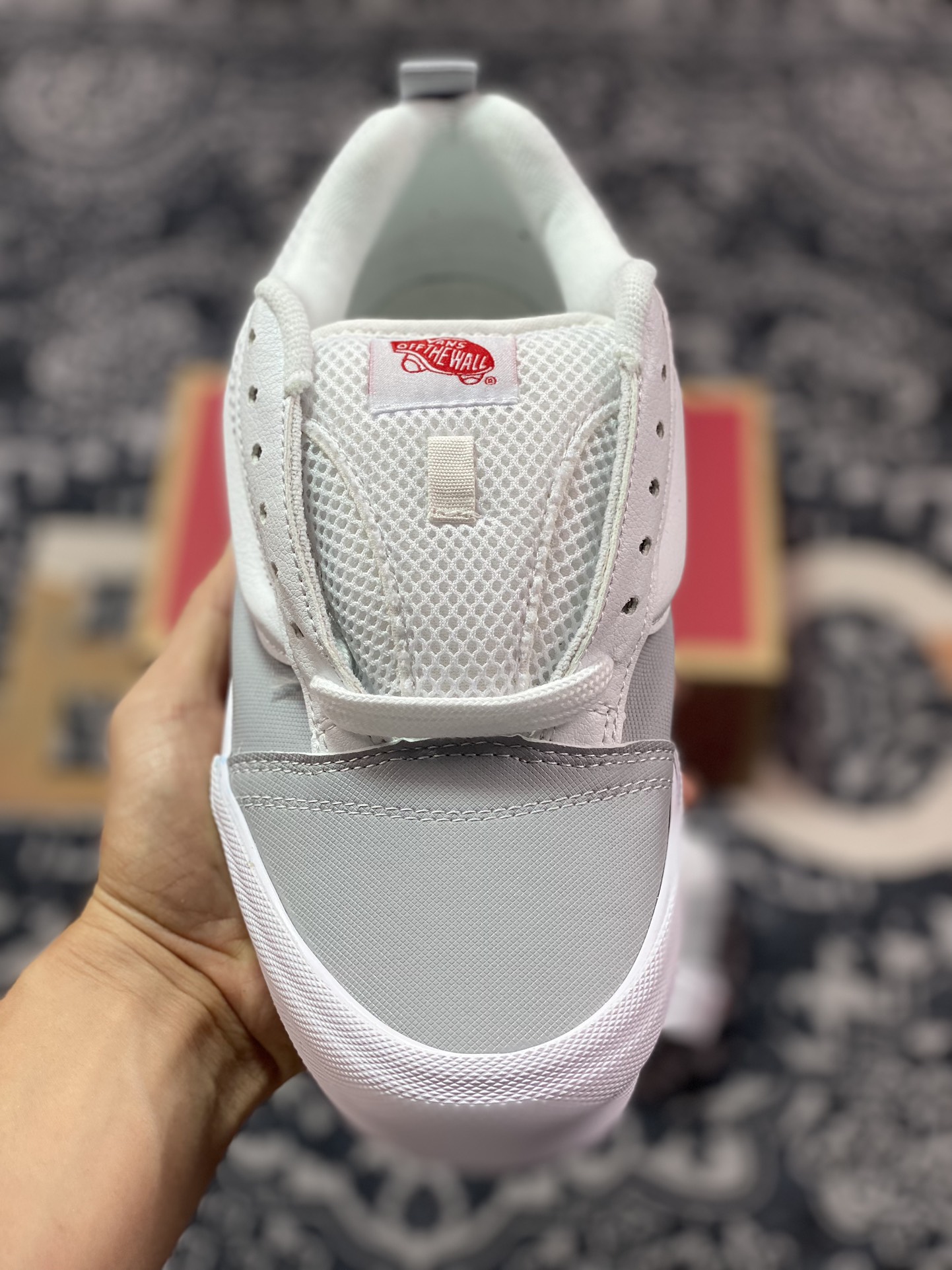 140 真标 Vans Classics Knu Skool 范斯官方 春夏新款灰白面包鞋Vans超火的土豆鞋