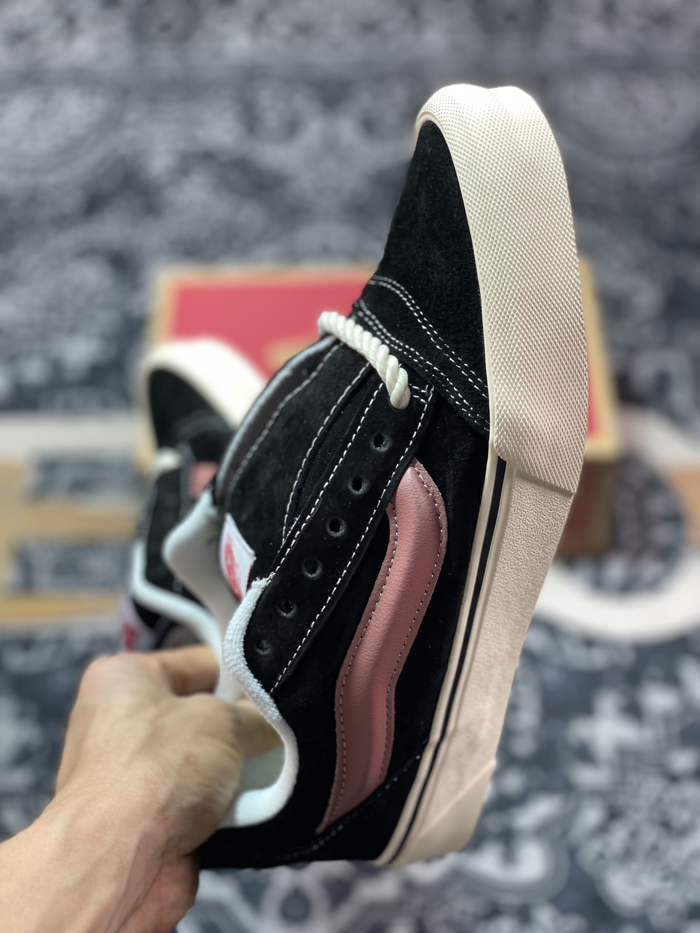 150 真标 麻绳面包鞋来了 Vans Knu-Skool 心动轨迹 CNY新春龙年款复古面包鞋 VN0009QC6BT