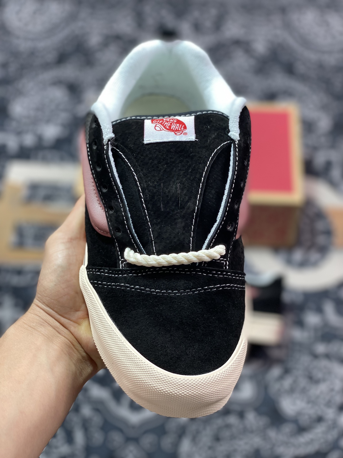 150 真标 麻绳面包鞋来了 Vans Knu-Skool 心动轨迹 CNY新春龙年款复古面包鞋 VN0009QC6BT