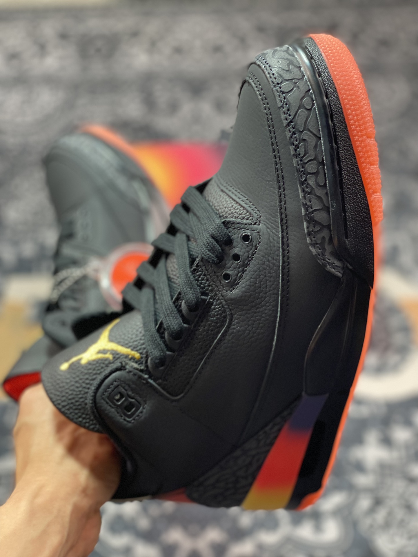 350 原装级别Jordan Air Jordan 3"Rio"复刻落日彩虹 FN0344-001