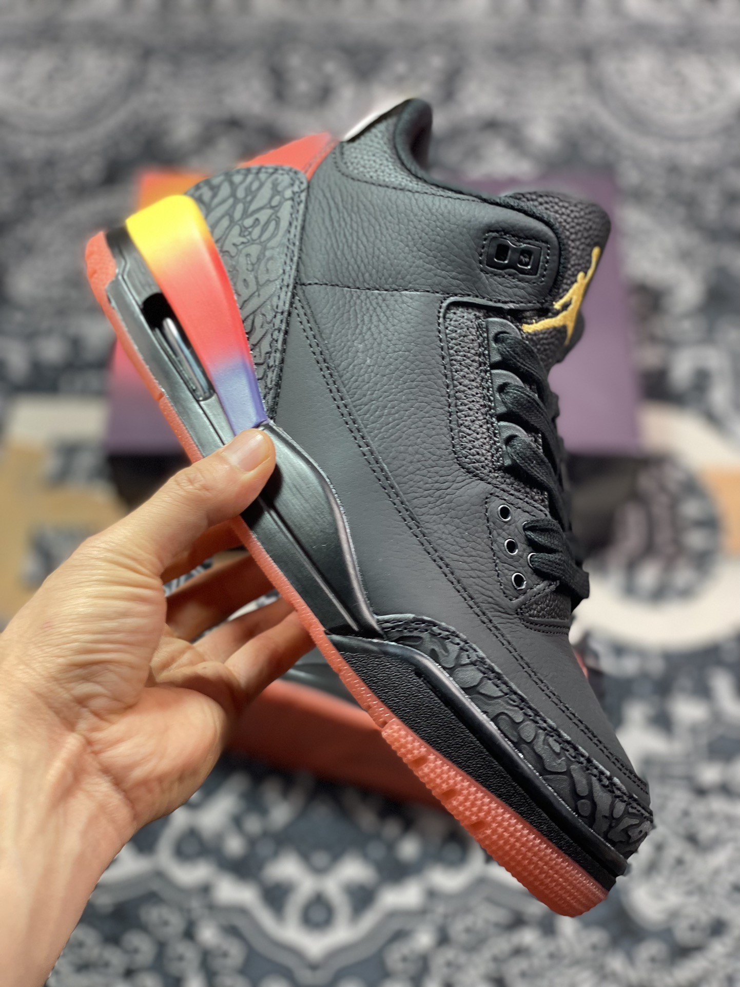 350 原装级别Jordan Air Jordan 3"Rio"复刻落日彩虹 FN0344-001