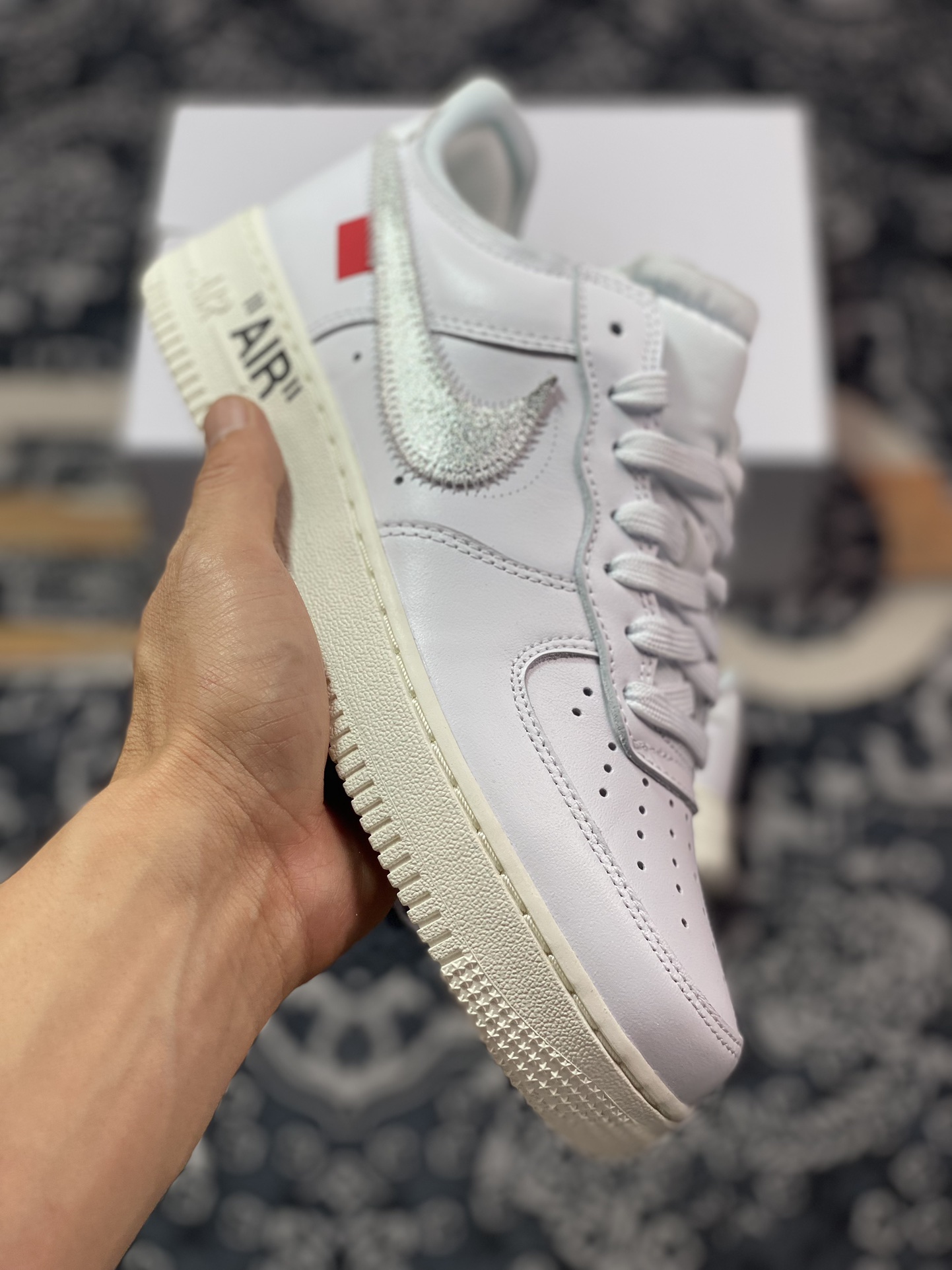 320 VIRGIL ABLOH设计师独立品牌Off-White x Nike Air Force 1’07 Low”White AF100″空军一号板鞋“OW白银钩”AO4297-100