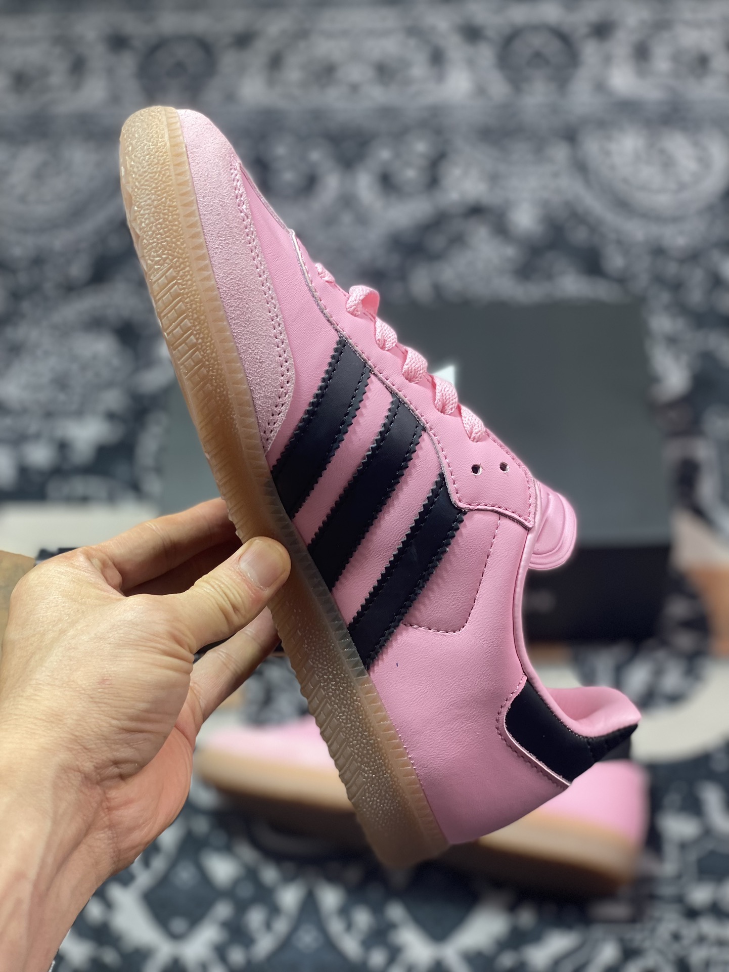 200 原装级别 INTER MIAMI CF x adidas originals Samba 粉色 IH8158