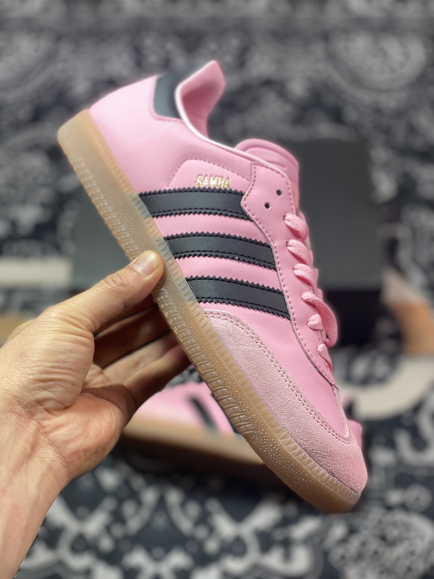 200 原装级别 INTER MIAMI CF x adidas originals Samba 粉色 IH8158