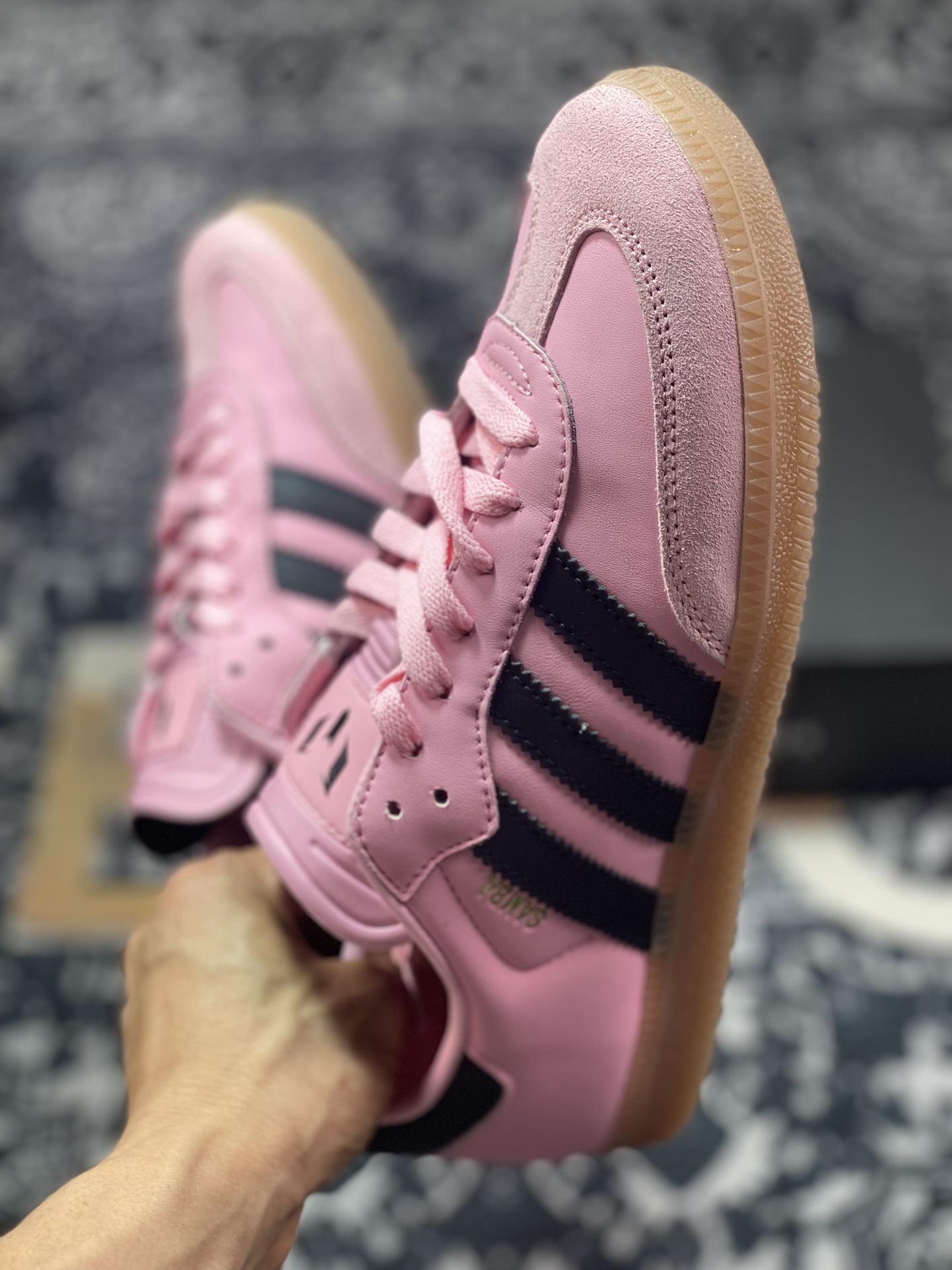 200 原装级别 INTER MIAMI CF x adidas originals Samba 粉色 IH8158