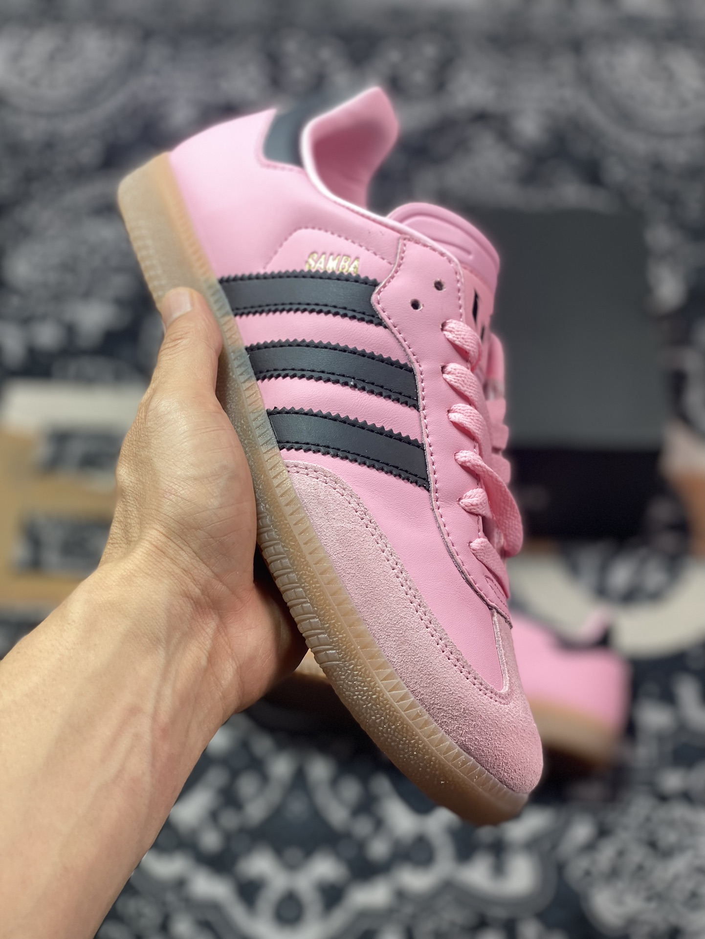 200 原装级别 INTER MIAMI CF x adidas originals Samba 粉色 IH8158