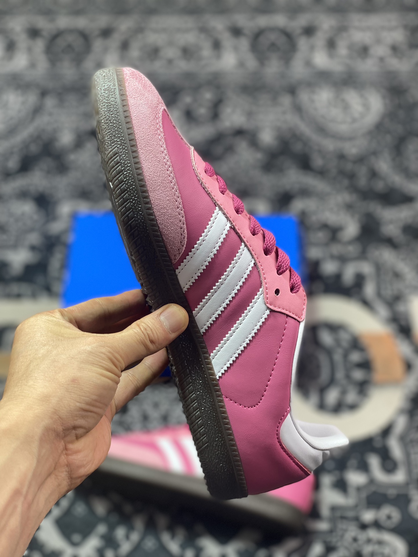 200 原装级别 INTER MIAMI CF x adidas originals Samba 粉色 B75805