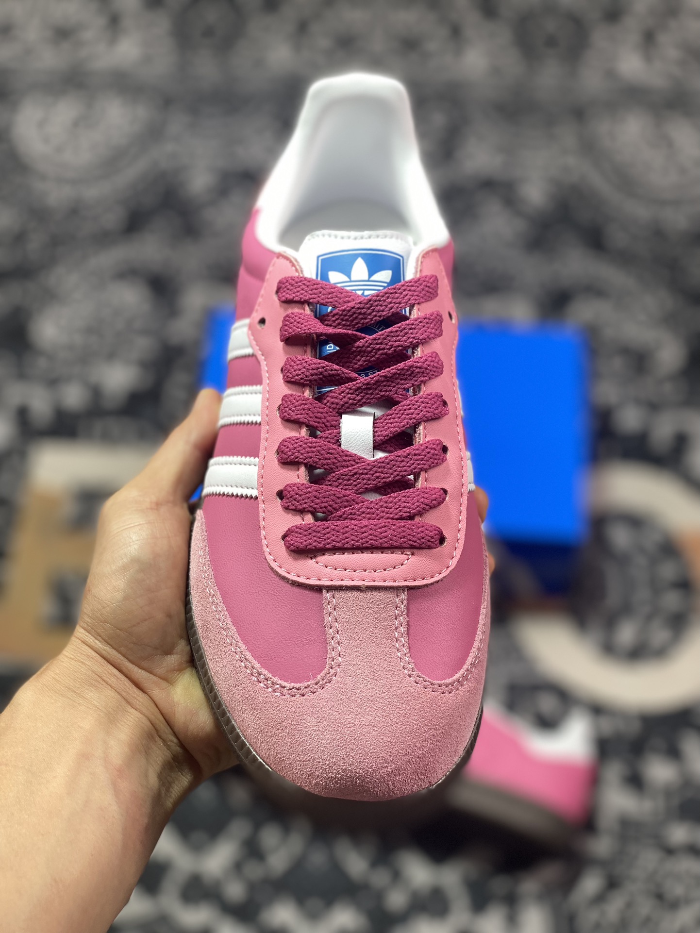 200 原装级别 INTER MIAMI CF x adidas originals Samba 粉色 B75805