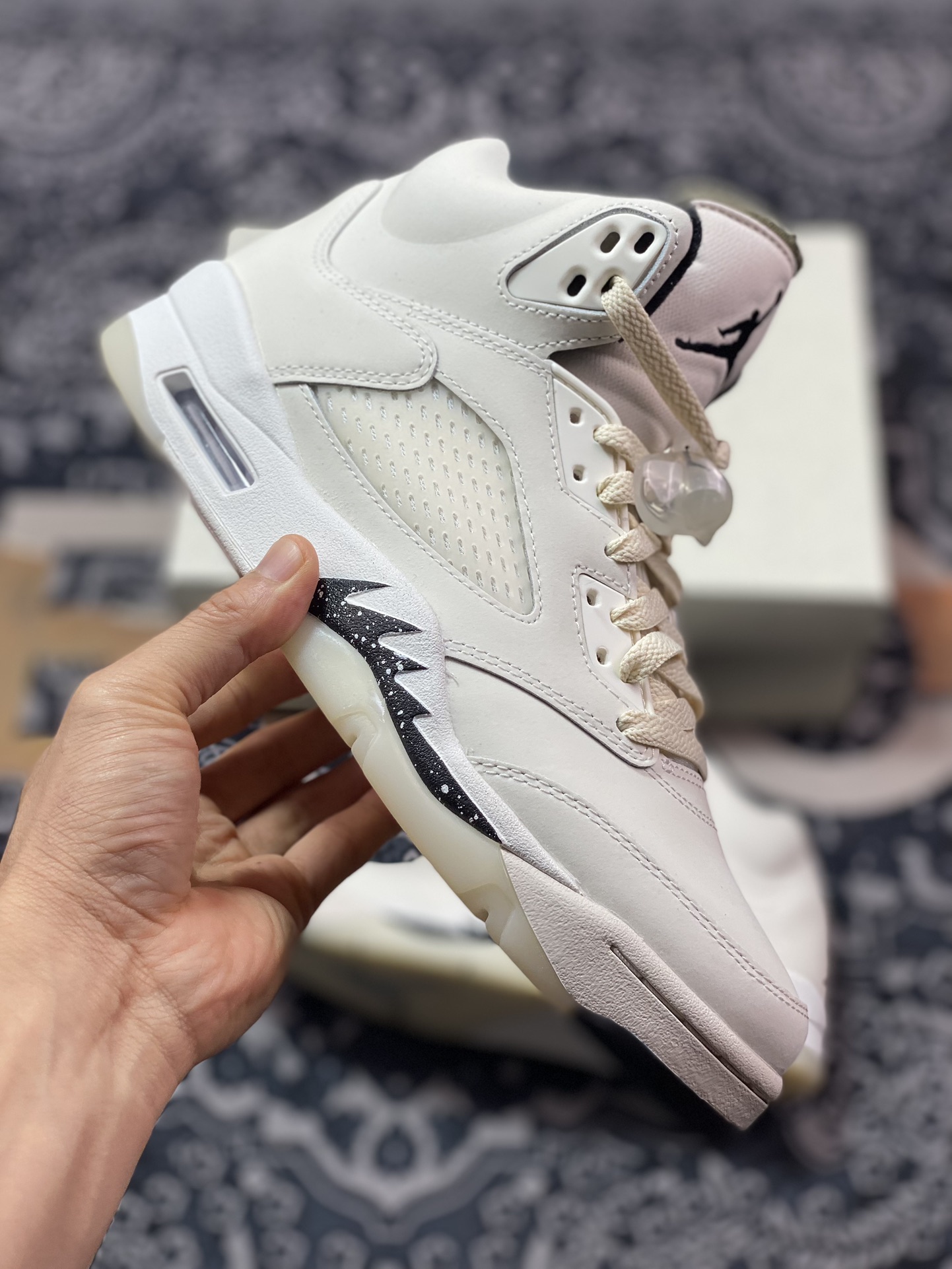 520  Y3 Batch Air Jordan 5 米白色 出货