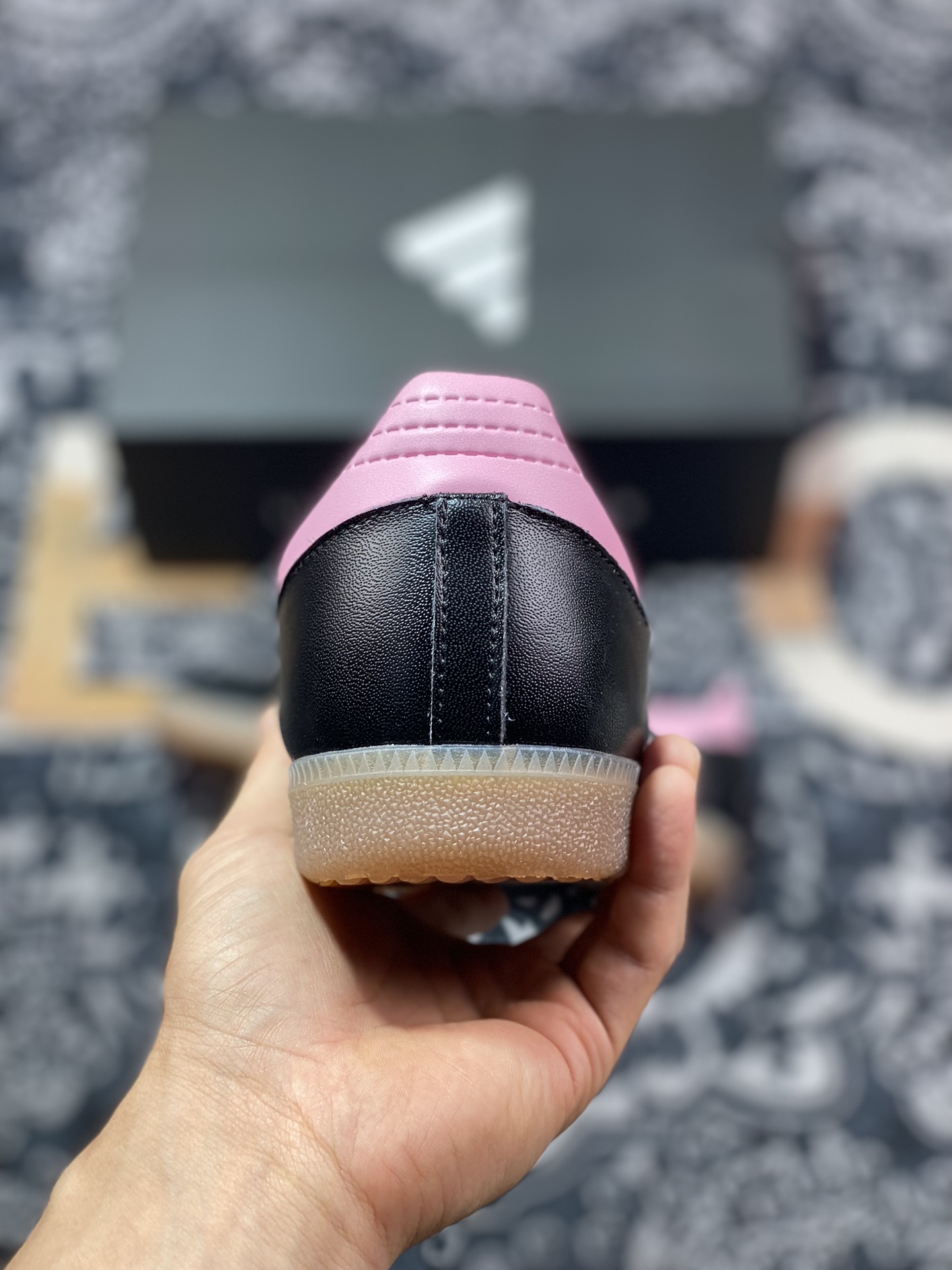 200 Lionel Messi x adidas Samba"Inter Miami CF/Black Pink"桑巴舞板鞋“联名迈阿密黑粉”IH8157