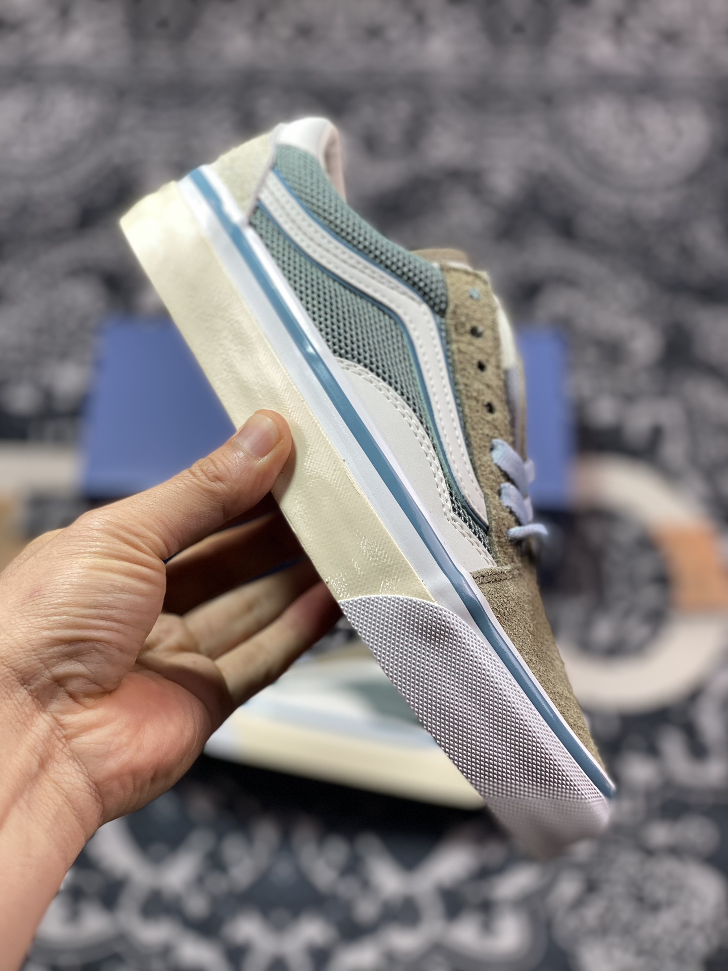 160 真标Vans TDC Tokyo Design Collective Old Skool Slip-On 拼接系列 VN0000MY4BG VN000MXHBGK