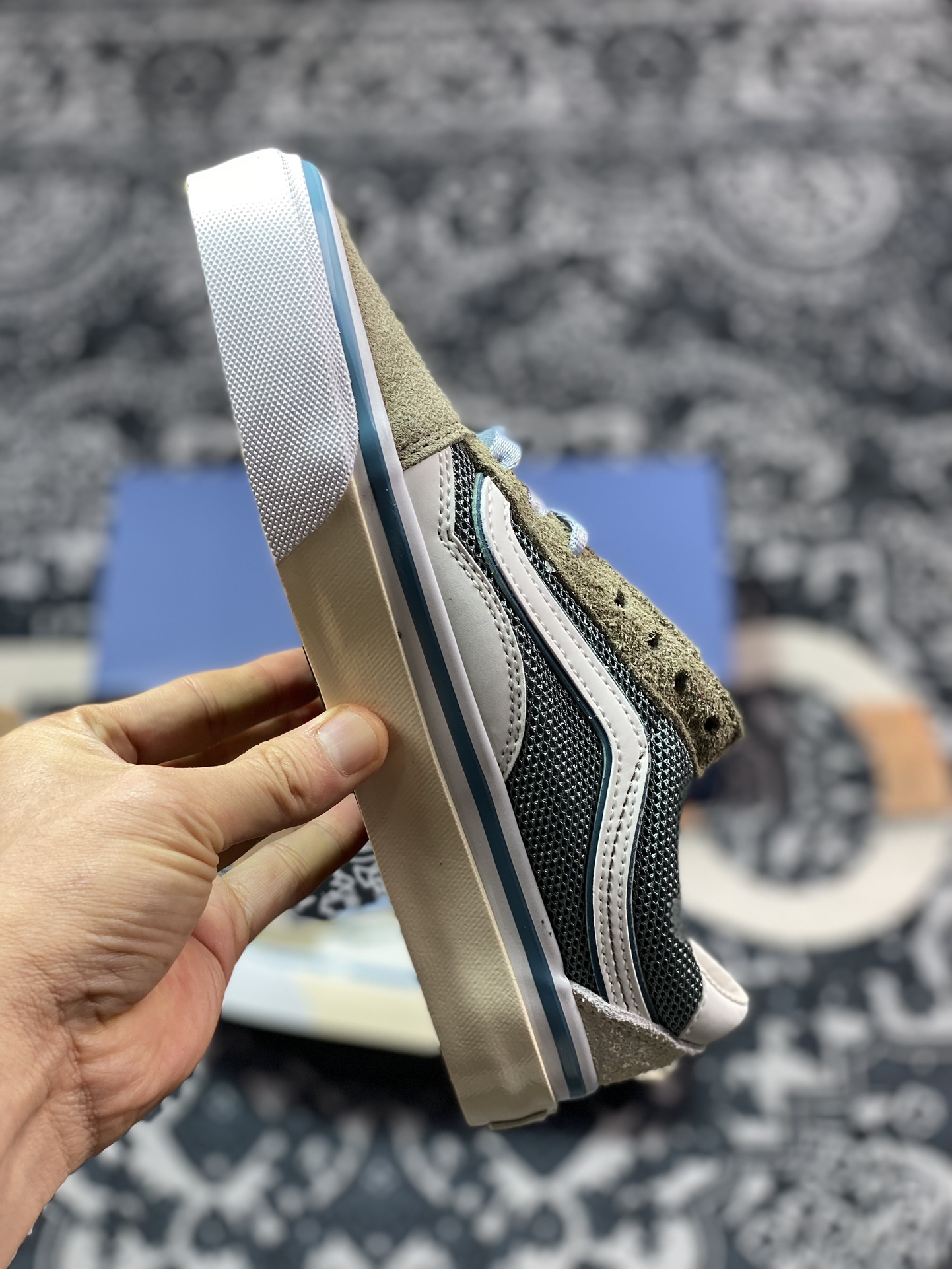 160 真标Vans TDC Tokyo Design Collective Old Skool Slip-On 拼接系列 VN0000MY4BG VN000MXHBGK