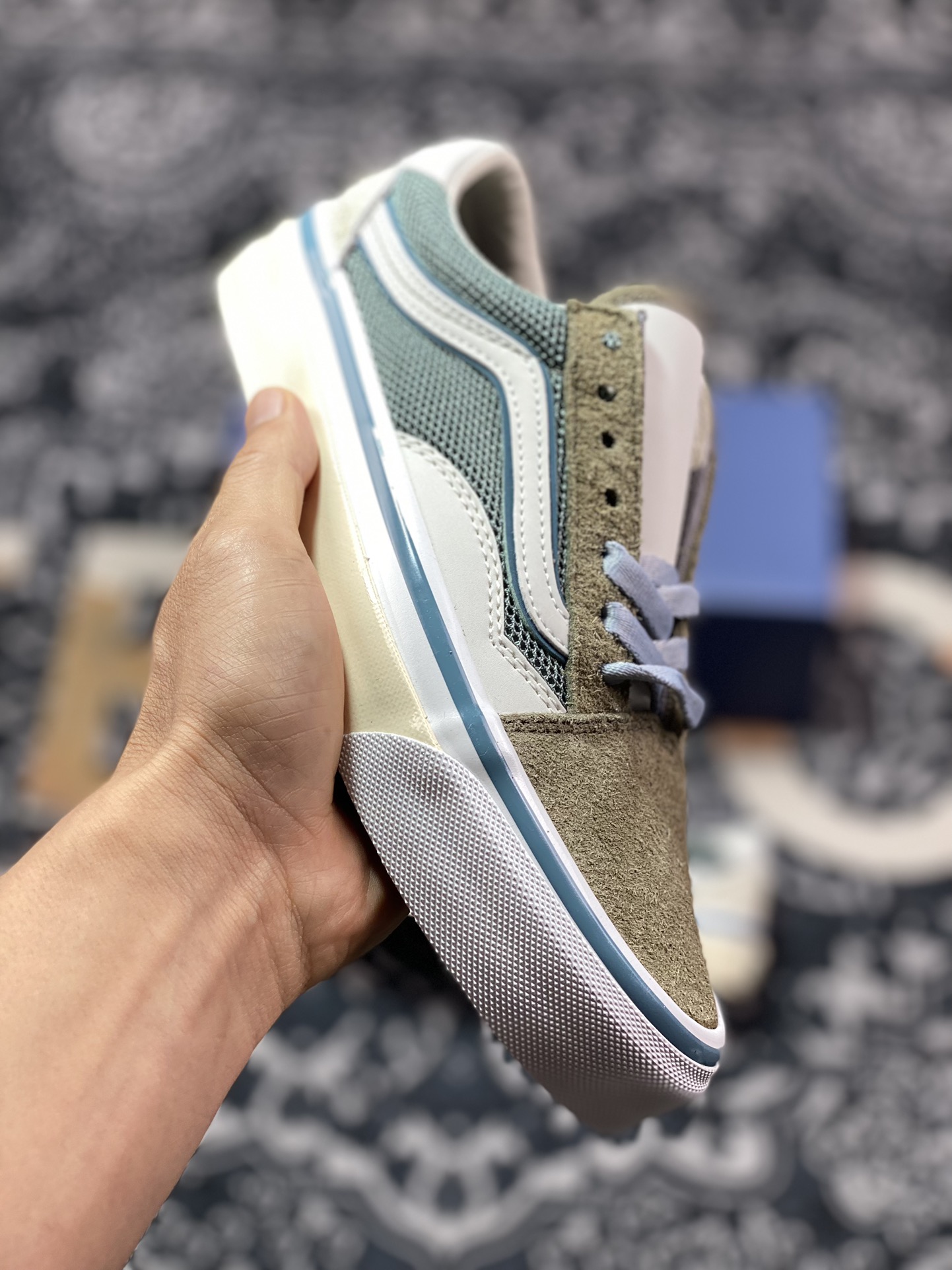 160 真标Vans TDC Tokyo Design Collective Old Skool Slip-On 拼接系列 VN0000MY4BG VN000MXHBGK