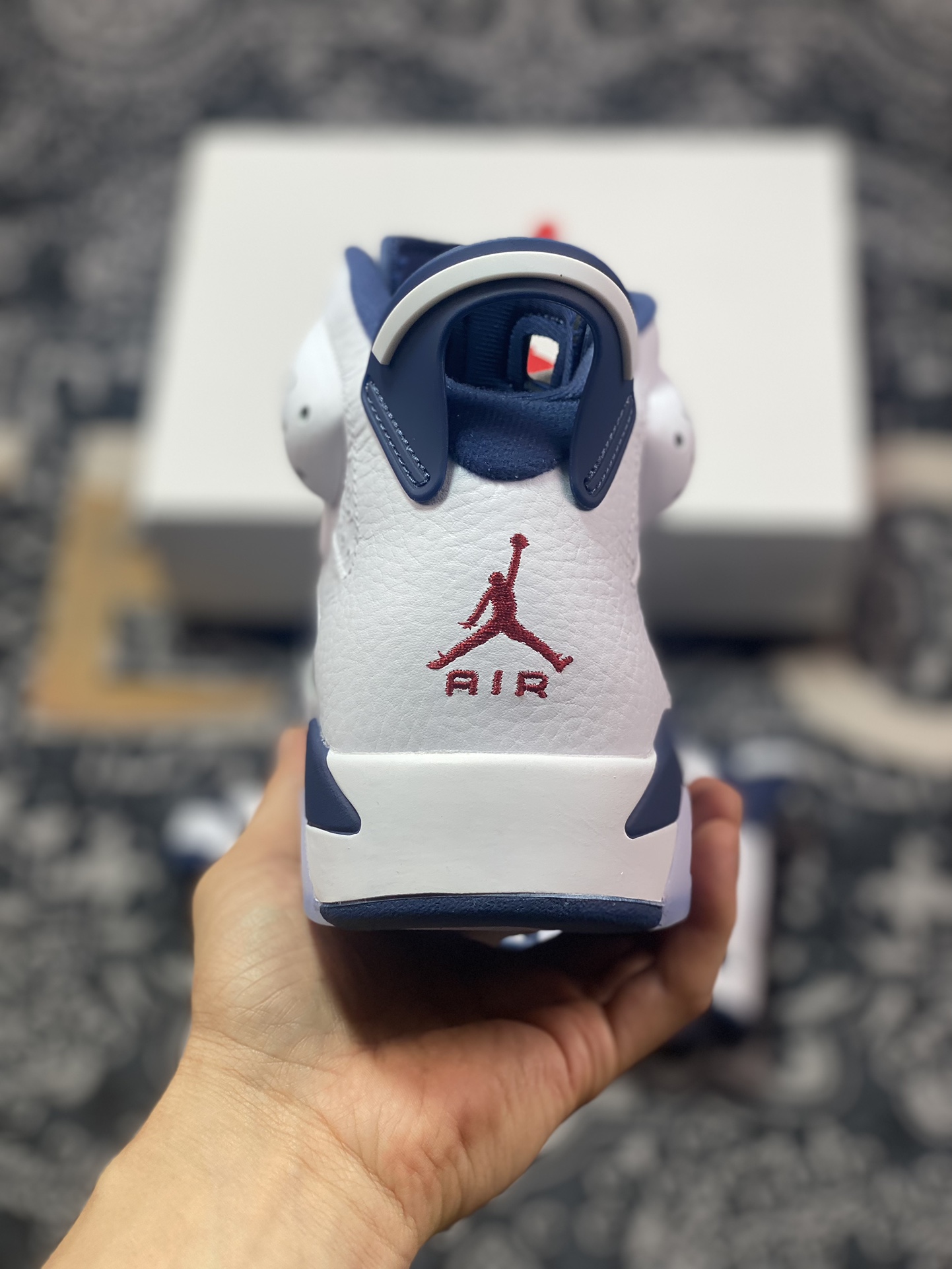 450 优选 原装级别Air Jordan AJ6 "Olympic" 白蓝2024版 CT8529-164