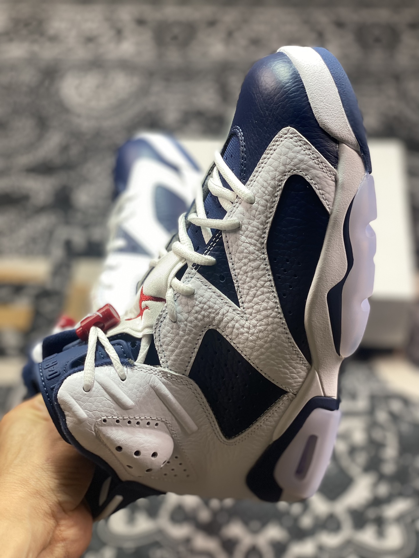 450 优选 原装级别Air Jordan AJ6 "Olympic" 白蓝2024版 CT8529-164