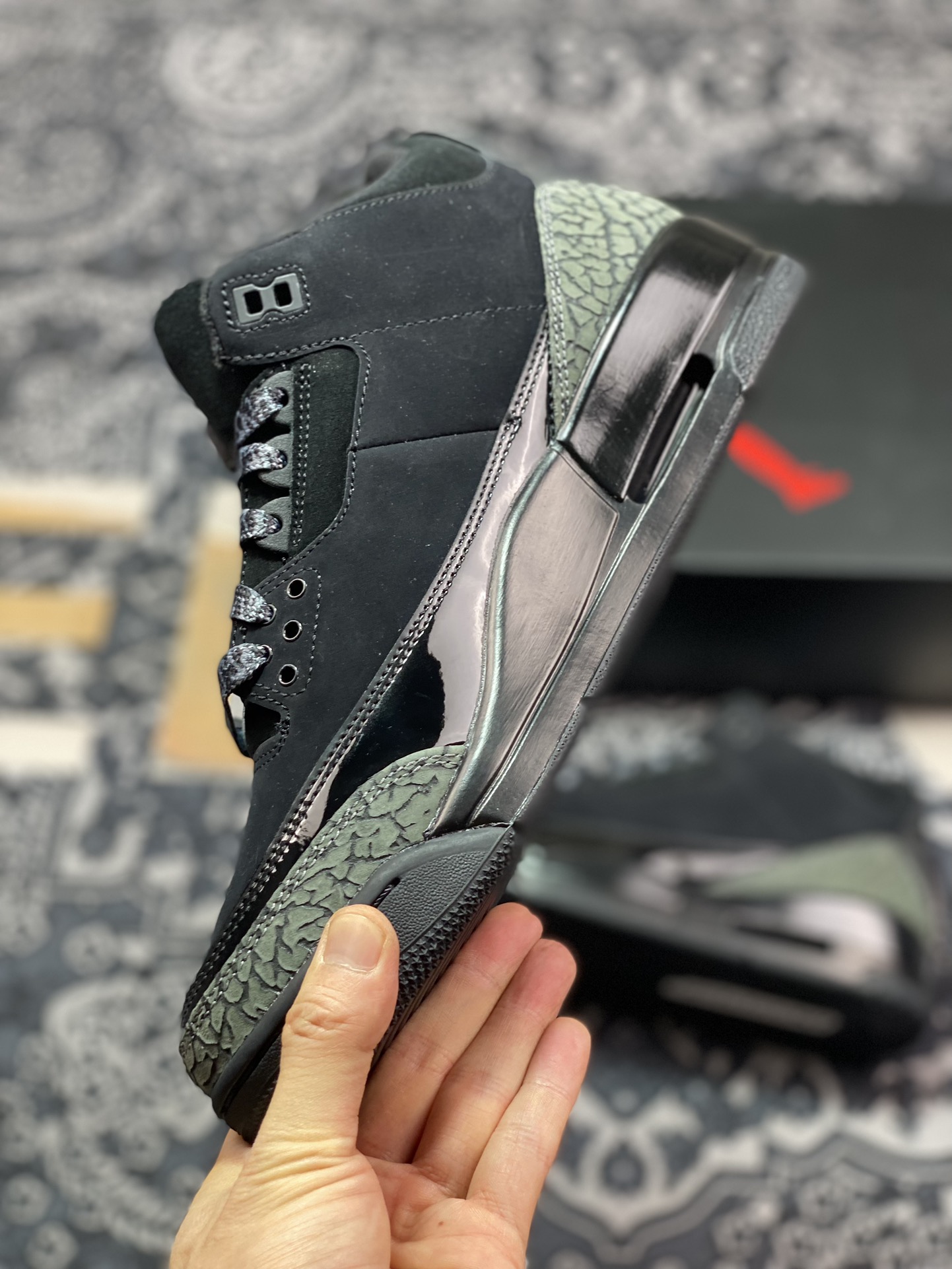 480  Air Jordan 3 Retro OG"Black Cat"迈克尔·乔丹AJ3代中帮复古休闲运动文化篮球鞋“黑猫珍藏版”CK9246-168