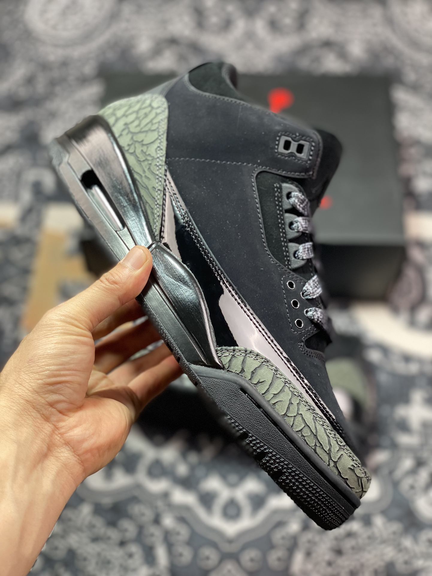 480  Air Jordan 3 Retro OG"Black Cat"迈克尔·乔丹AJ3代中帮复古休闲运动文化篮球鞋“黑猫珍藏版”CK9246-168