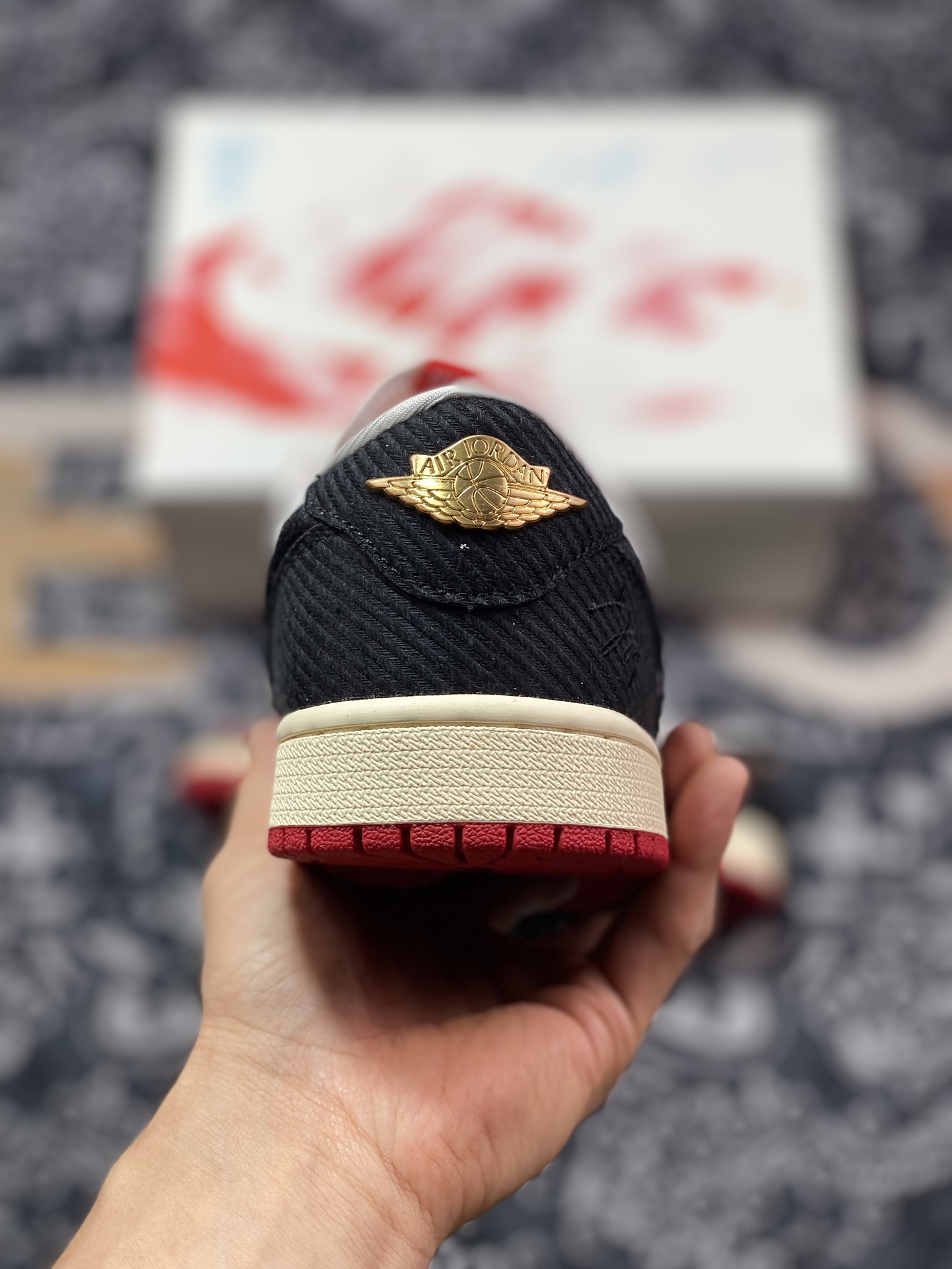 420 Trophy Room x Nike Air Jordan 1 Retro Low OG SP"Away"AJ1乔丹一代篮球鞋“联名丝绸白黑红芝加哥”FN0432-100