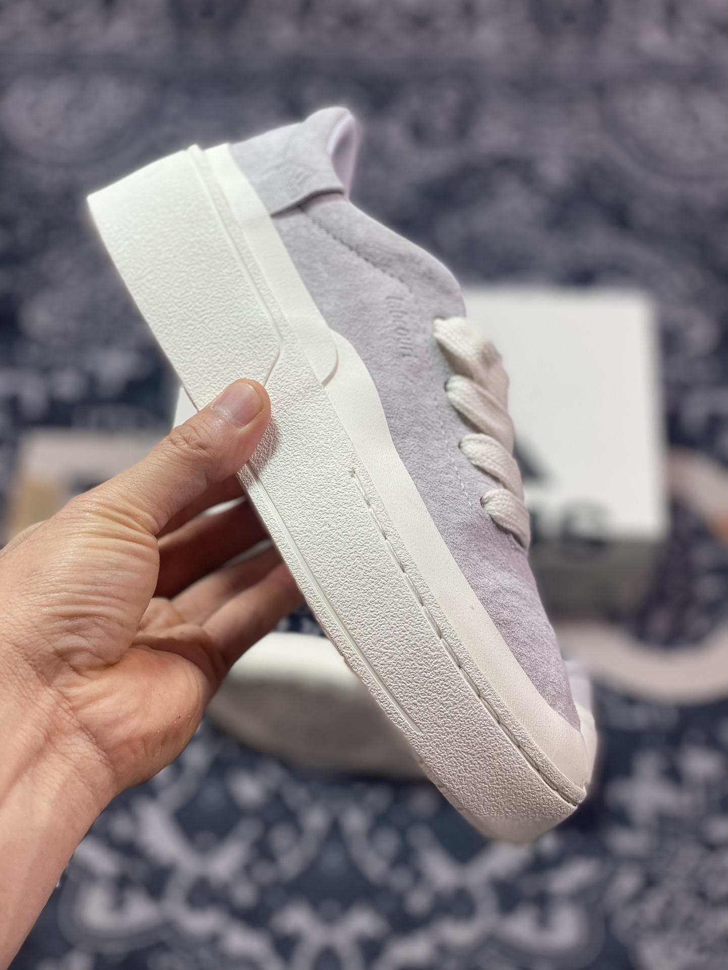 280 阿迪达斯Adidas Labcourt Low Lab球场系列板鞋“麂皮浅灰白”ID6228