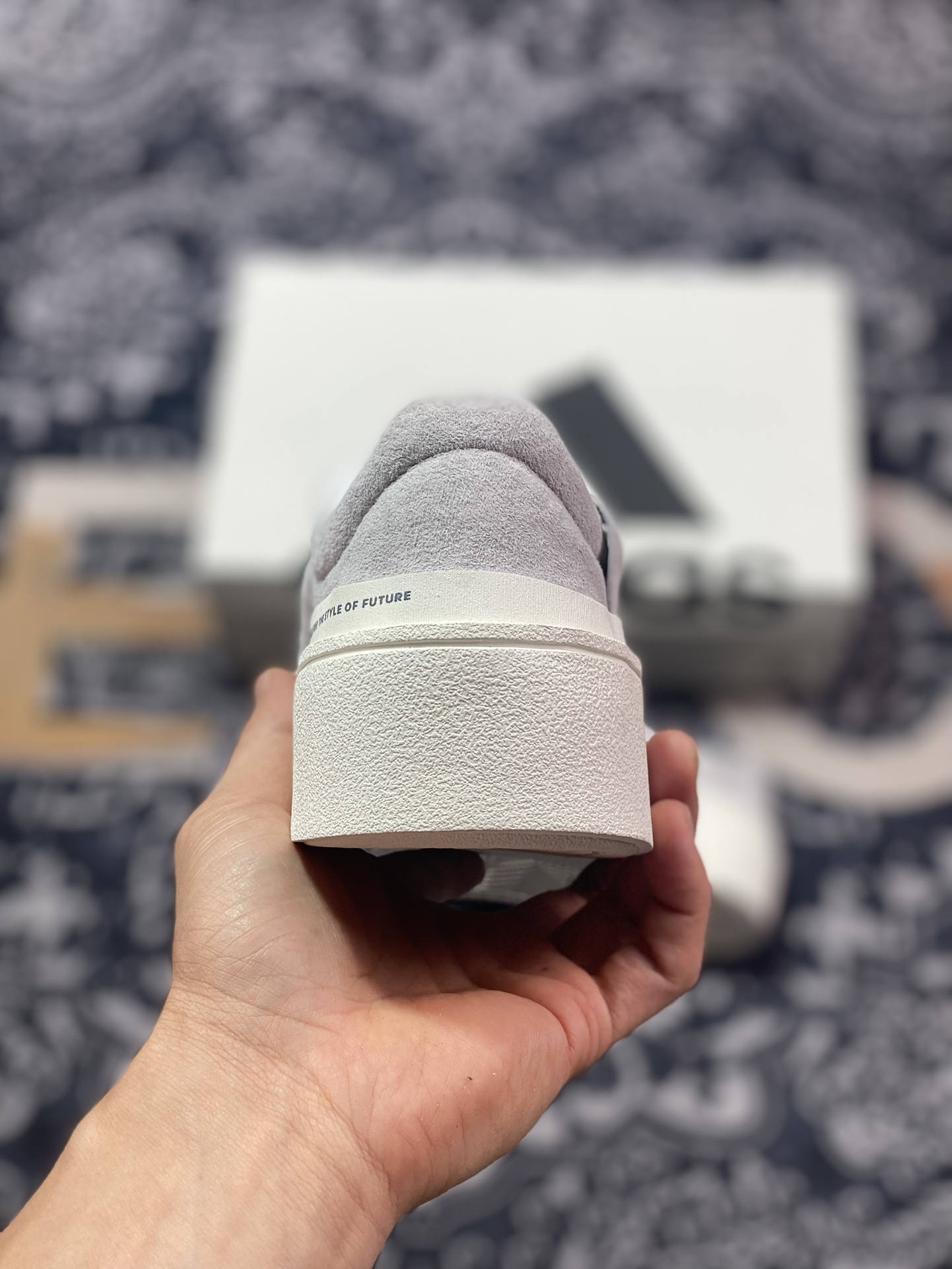 280 阿迪达斯Adidas Labcourt Low Lab球场系列板鞋“麂皮浅灰白”ID6228