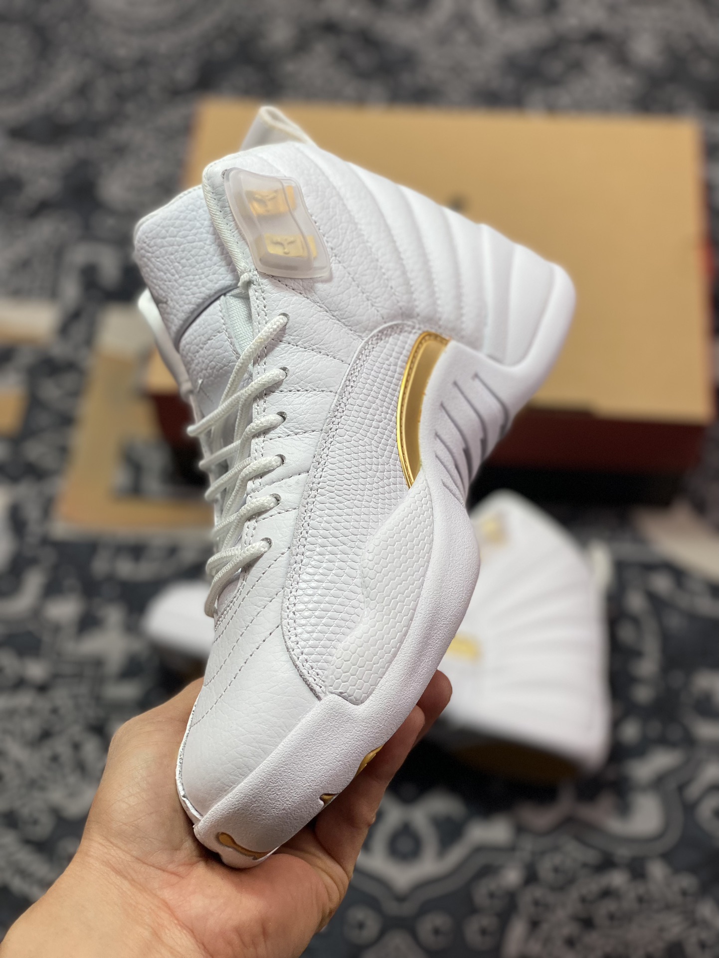 450 优选 原装级别 Air Jordan 12 Retro AJ12 乔12白金 FD9101-007