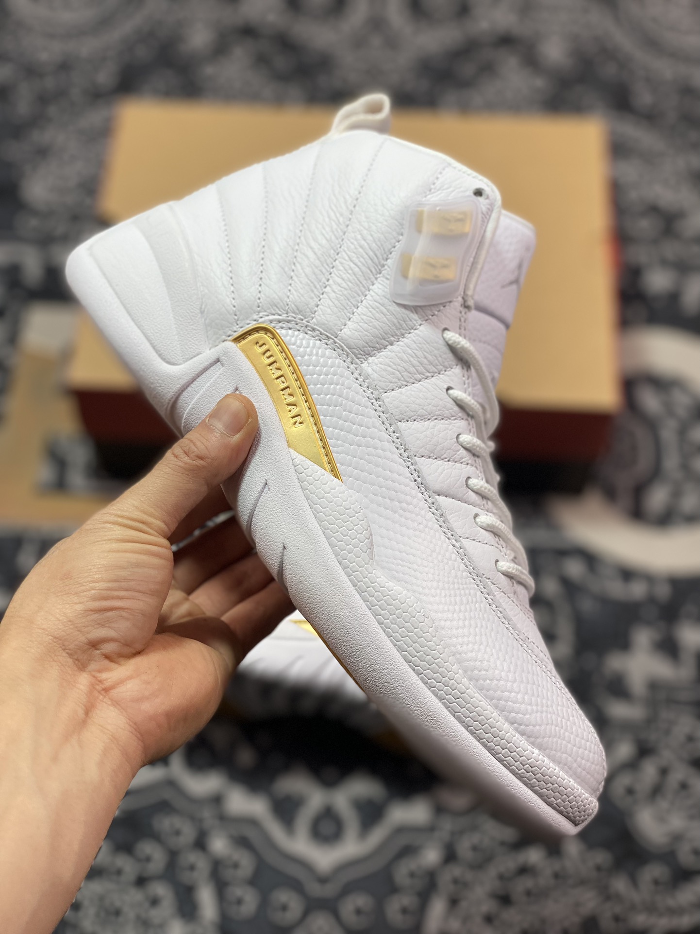 450 优选 原装级别 Air Jordan 12 Retro AJ12 乔12白金 FD9101-007