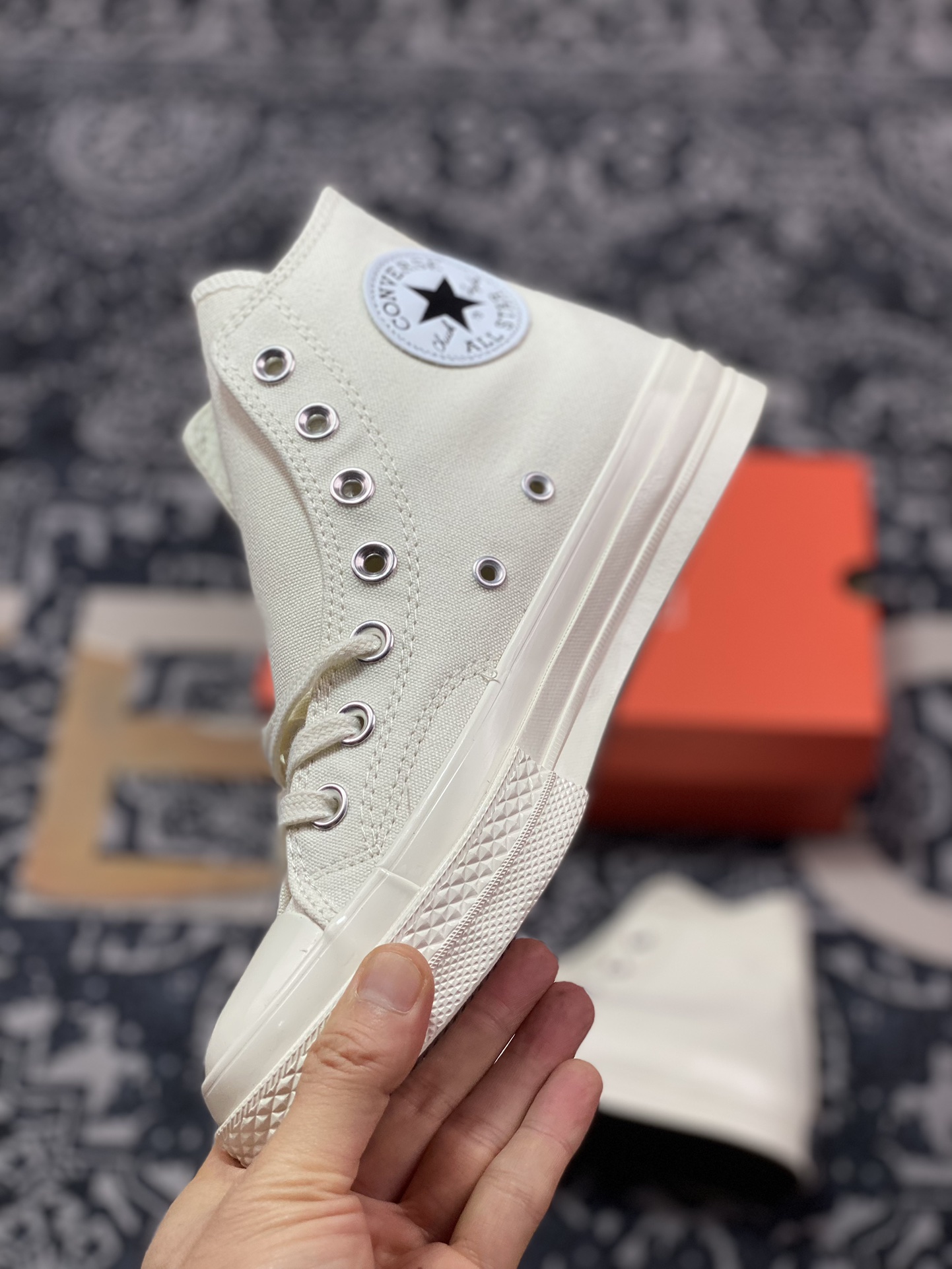 110  Converse Chuck 1970s 复刻改版 自然白 休闲帆布鞋 151230C 151227C 高帮