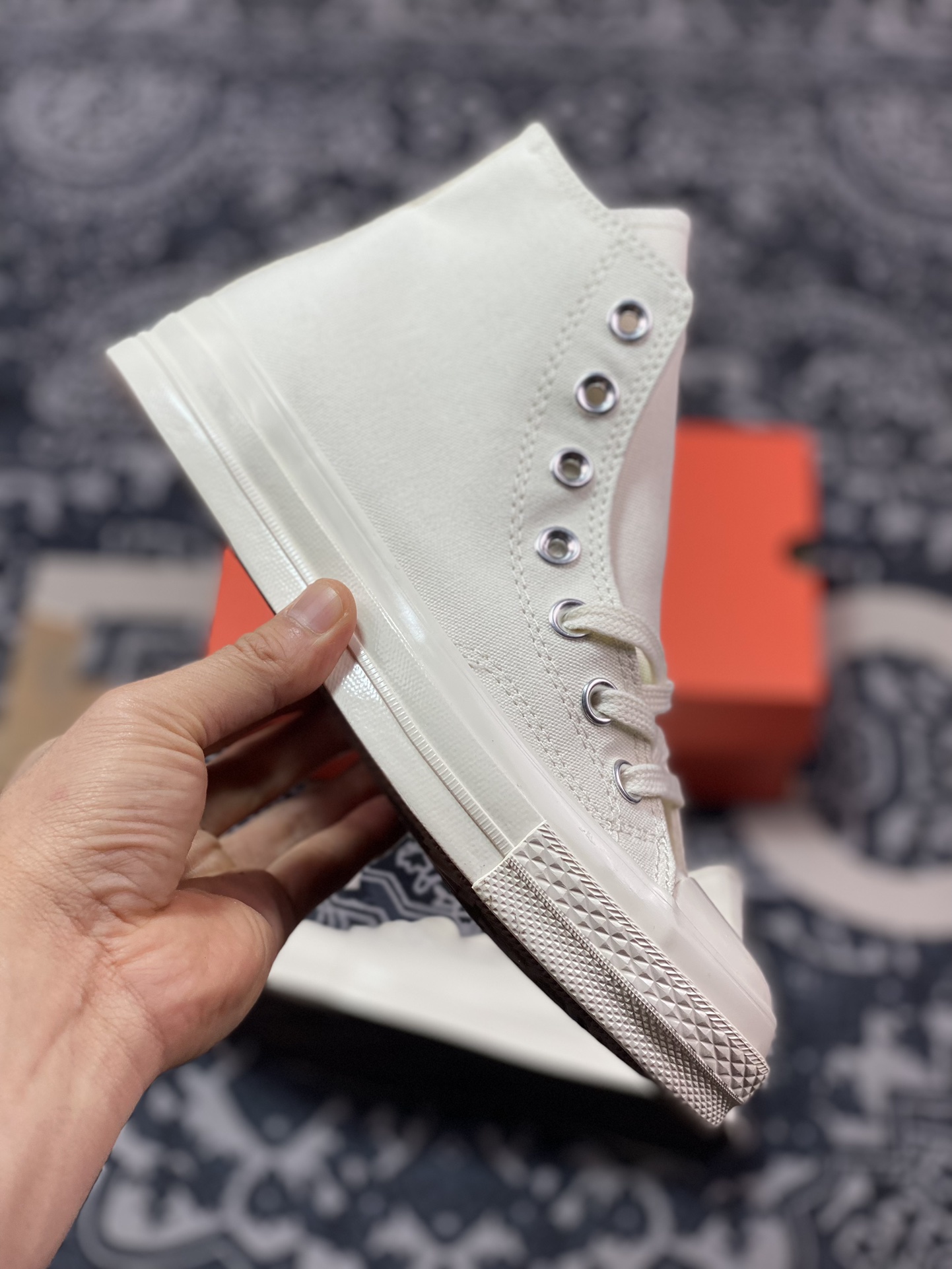 110  Converse Chuck 1970s 复刻改版 自然白 休闲帆布鞋 151230C 151227C 高帮